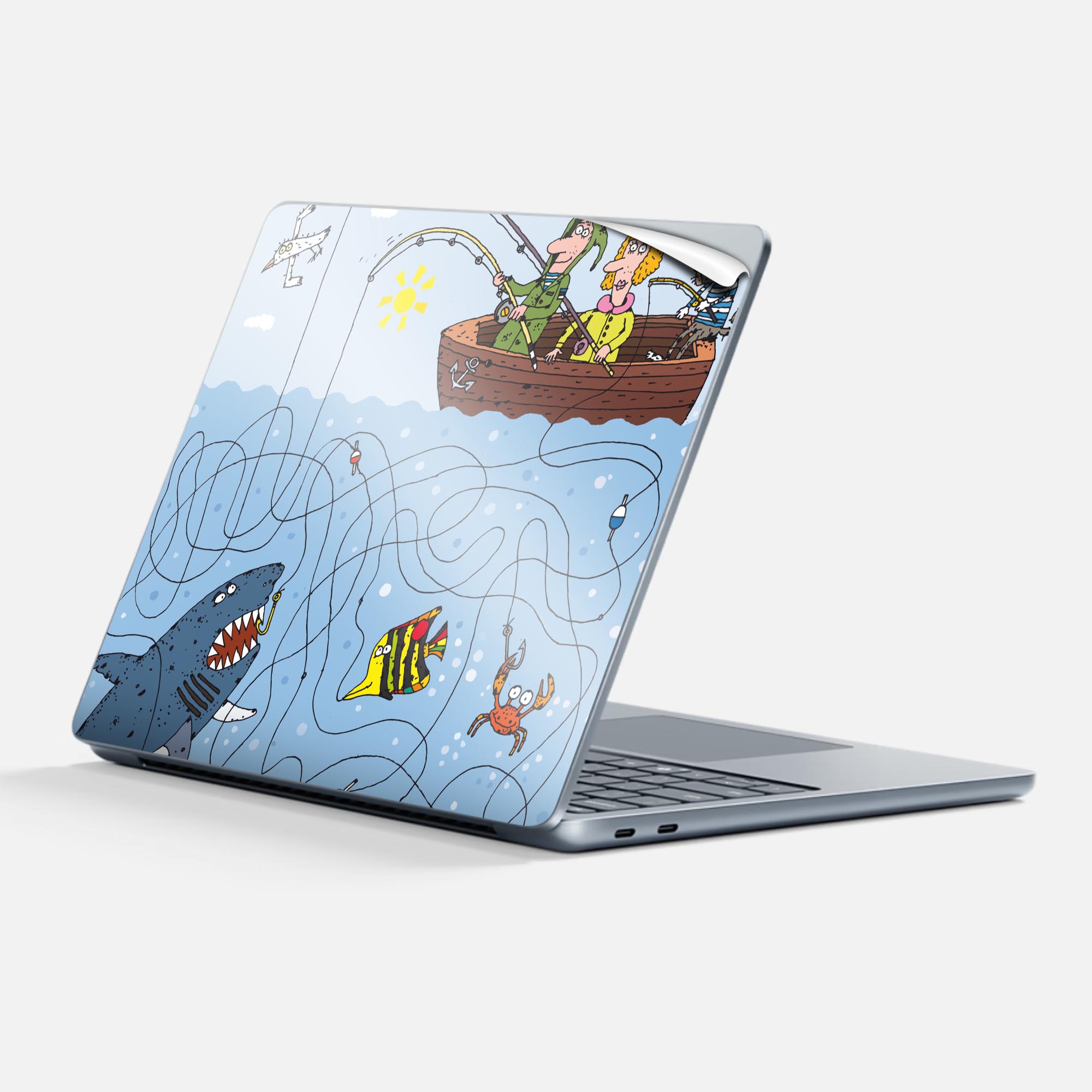 Surface Laptop 第7世代 13 インチ 用 スキンシール 全面スキンシール フル 背面 底 ステッカー 保護シ..