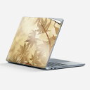 Surface Laptop 第7世代 13 インチ 用 スキンシール 全面スキンシール フル laptop7用 背面 底 ステッカー 保護シール キャラクター かわいい 023396 女性 顔 人物 025979 もみじ 葉 秋