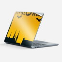 Surface Laptop 第7世代 13 インチ 用 スキンシール 全面スキンシール フル 背面 底 ステッカー 保護シール キャラクター かわいい 026063 ハロウィン コウモリ Halloween