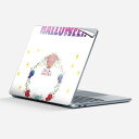 Surface Laptop 第7世代 13 インチ 用 スキンシール 全面スキンシール フル 背面 底 ステッカー 保護シール キャラクター かわいい 026138 骸骨 カラフル Halloween