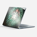 Surface Laptop 第7世代 13 インチ 用 スキンシール 全面スキンシール フル 背面 底 ステッカー 保護シール キャラクター かわいい 033646 花火 祭り