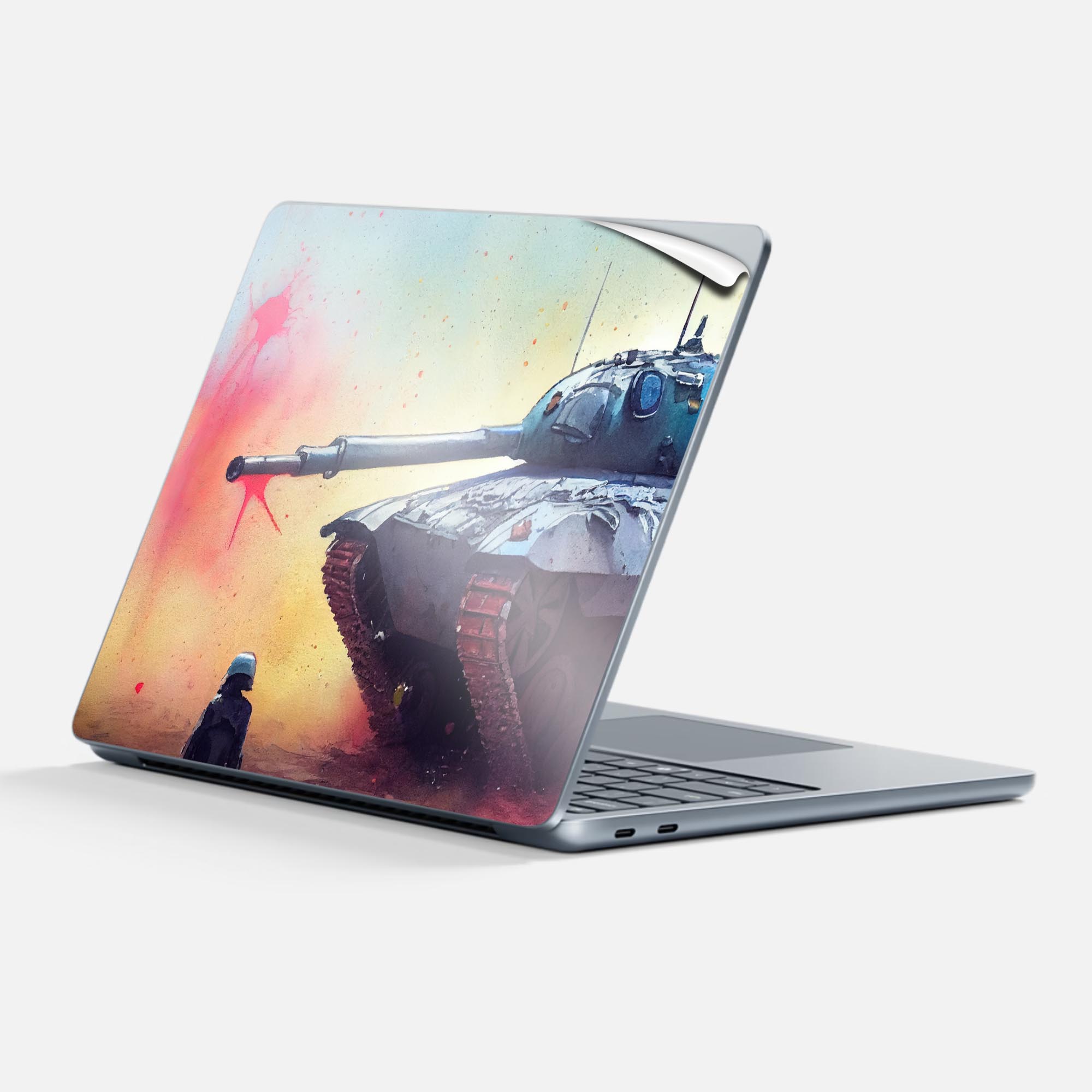 Surface Laptop 第7世代 13 インチ 用 スキンシール 全面スキンシール フル 背面 底 ステッカー 保護シ..