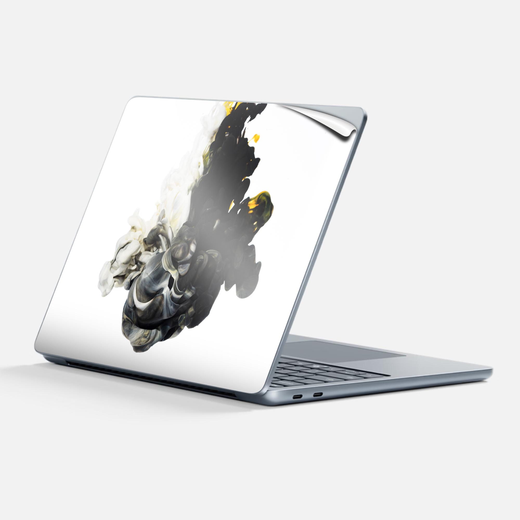 Surface Laptop 第7世代 13 インチ 用 スキンシール 全面スキンシール フル 背面 底 ステッカー 保護シ..