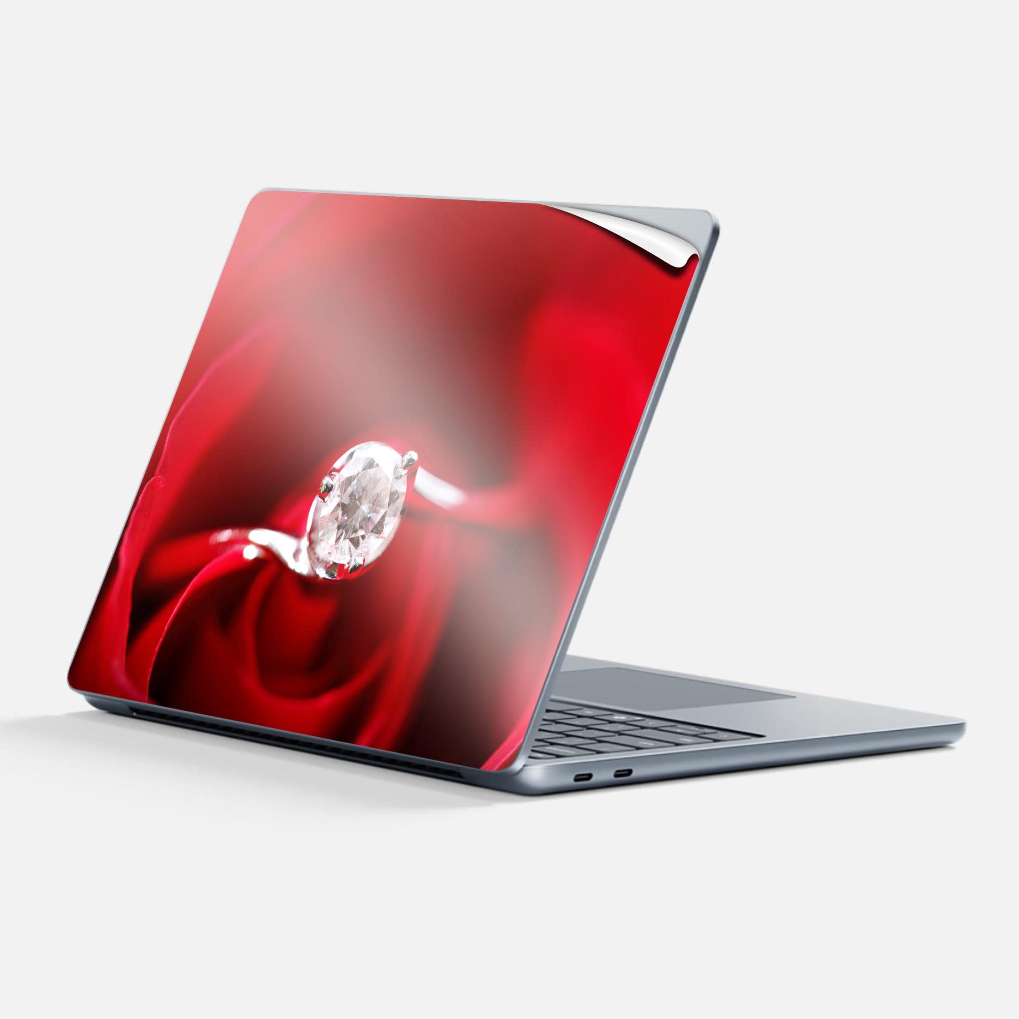 Surface Laptop 第7世代 13 インチ 用 スキンシール 全面スキンシール フル 背面 底 ステッカー 保護シ..