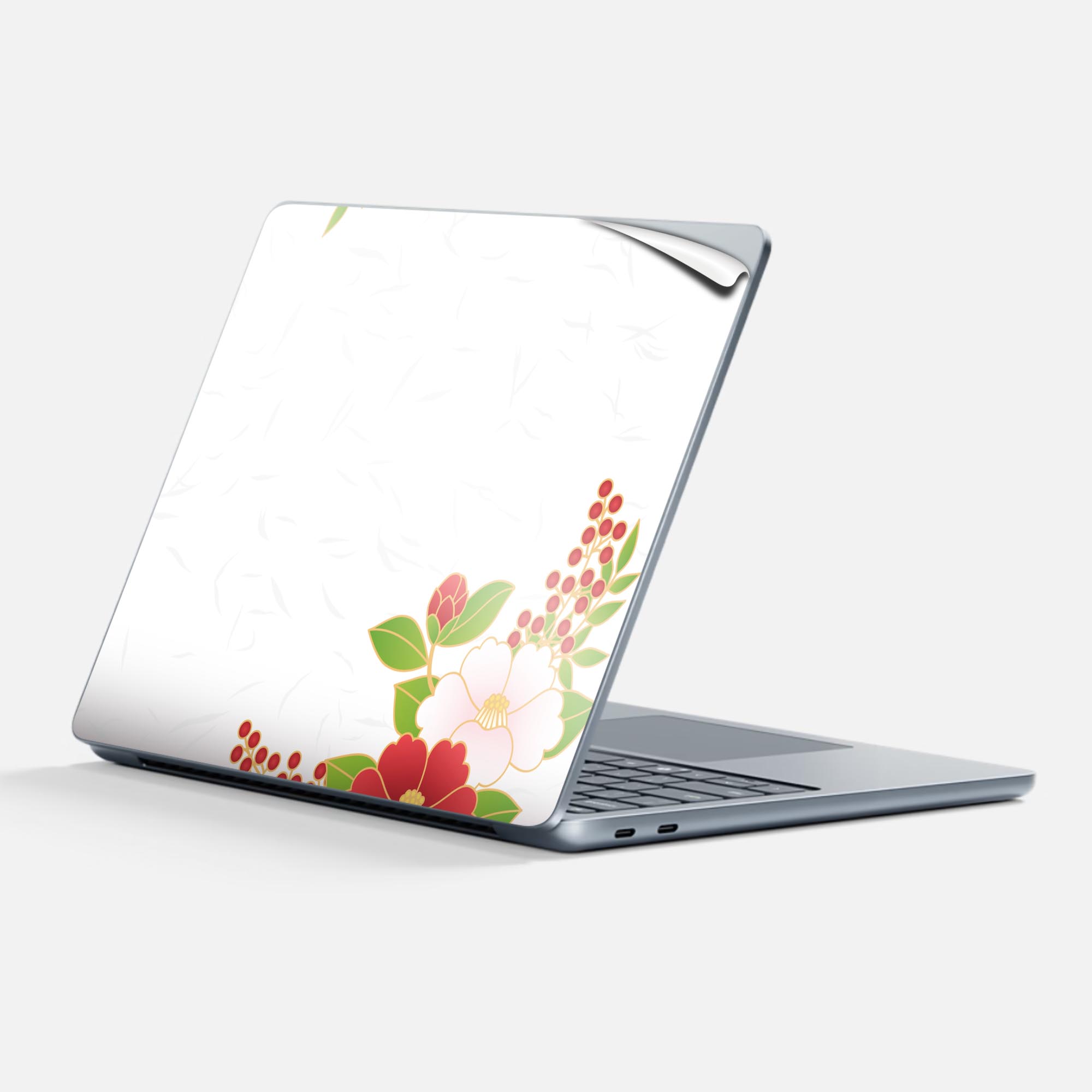 商品特徴・貼るだけでかんたん着せ替え、Surfac Laptop(第7世代) 13インチ 共通対応デザインスキンシール・高精細プリントで写真と遜色のない仕上がり！半光沢シートでしっとりツヤのある表現力・ちょっとしたすり傷からSurface本体を保護・接着部はエアフリー素材で気泡の心配も軽減・再剥離素材なので貼り付け時の調整も安心注意事項画像はサンプルですので、ご覧の環境によっては多少色味に違いを感じる場合がございます。 イメージと違った、モニターと色味が異なるという理由での交換や返金はご対応出来かねます。スキンシールのみの販売で、本体は付属しません。また、シールは背面部用のみとなります。初回貼付時の位置調整や貼り直しは可能ですが、しっかりと押し付けて接着させた後の再剥離、再利用は保証しておりません。また接着部に油分や汚れが付着しますと角の部分は剥がれやすくなりますので、貼付時はあまり触れないようにご注意ください。無地のセミグロスシートにデザインをプリントした商品で、デコなどの加工はございません。 凹凸や光沢があるように見えたり布地や金属を素材にしたように見える商品もありますが、デザインの図版によるものです。印刷時に微妙な画像のズレが生じる場合がございます。ご注文後に1点1点制作する受注生産品の為、不良品以外のご返品や交換は固くお断りします。 発送について完全受注生産のハンドメイド商品となりますので、既製品と比べて発送までお時間を頂いています。 基本的に決済確認後、最大で10営業日での発送となります。繁忙期や休業日明けの場合はさらに時間がかかる場合があります。 その際には別途メールにてご連絡致します。メール便の場合、発送日から到着までに2?4日ほどかかる場合が多く、紛失などの保障もご対応できかねます。あらかじめご了承下さい。