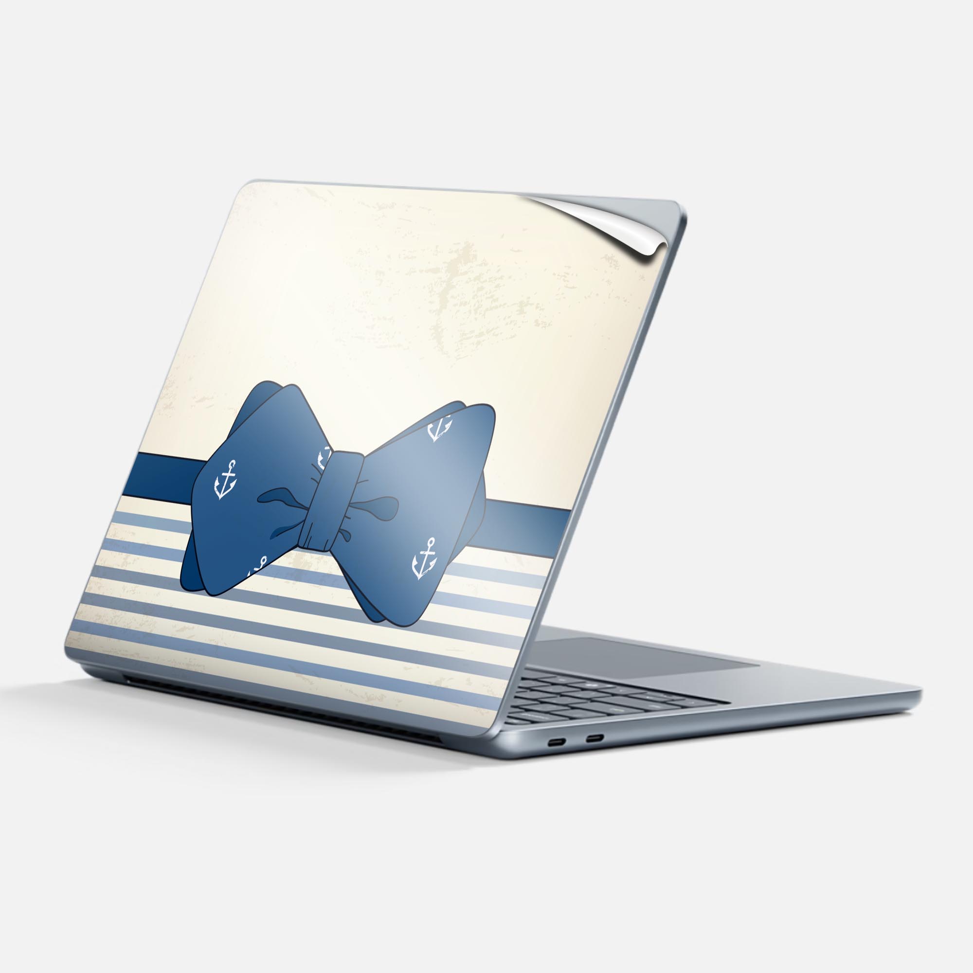 Surface Laptop 第7世代 13 インチ 用 スキンシール 全面スキンシール フル 背面 底 ステッカー 保護シ..