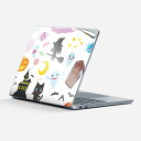 Surface Laptop 第7世代 13 インチ 用 スキンシール 全面スキンシール フル 背面 底 ステッカー 保護シール キャラクター かわいい 006754 ハロウィン イラスト
