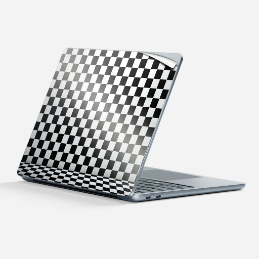 Surface Laptop 第7世代 13 インチ 用 スキンシール 全面スキンシール フル 背面 底 ステッカー 保護シール キャラクター かわいい 006867 市松模様 チェック Surface Laptop 第7世代 13 インチ 用 スキンシール 全面スキンシール フル 背面 底 ステッカー 保護シール キャラクター かわいい 006867 市松模様 チェック