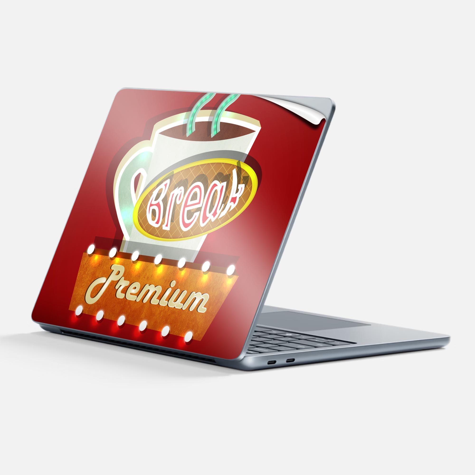 Surface Laptop 第7世代 13 インチ 用 スキンシール 全面スキンシール フル 背面 底 ステッカー 保護シ..