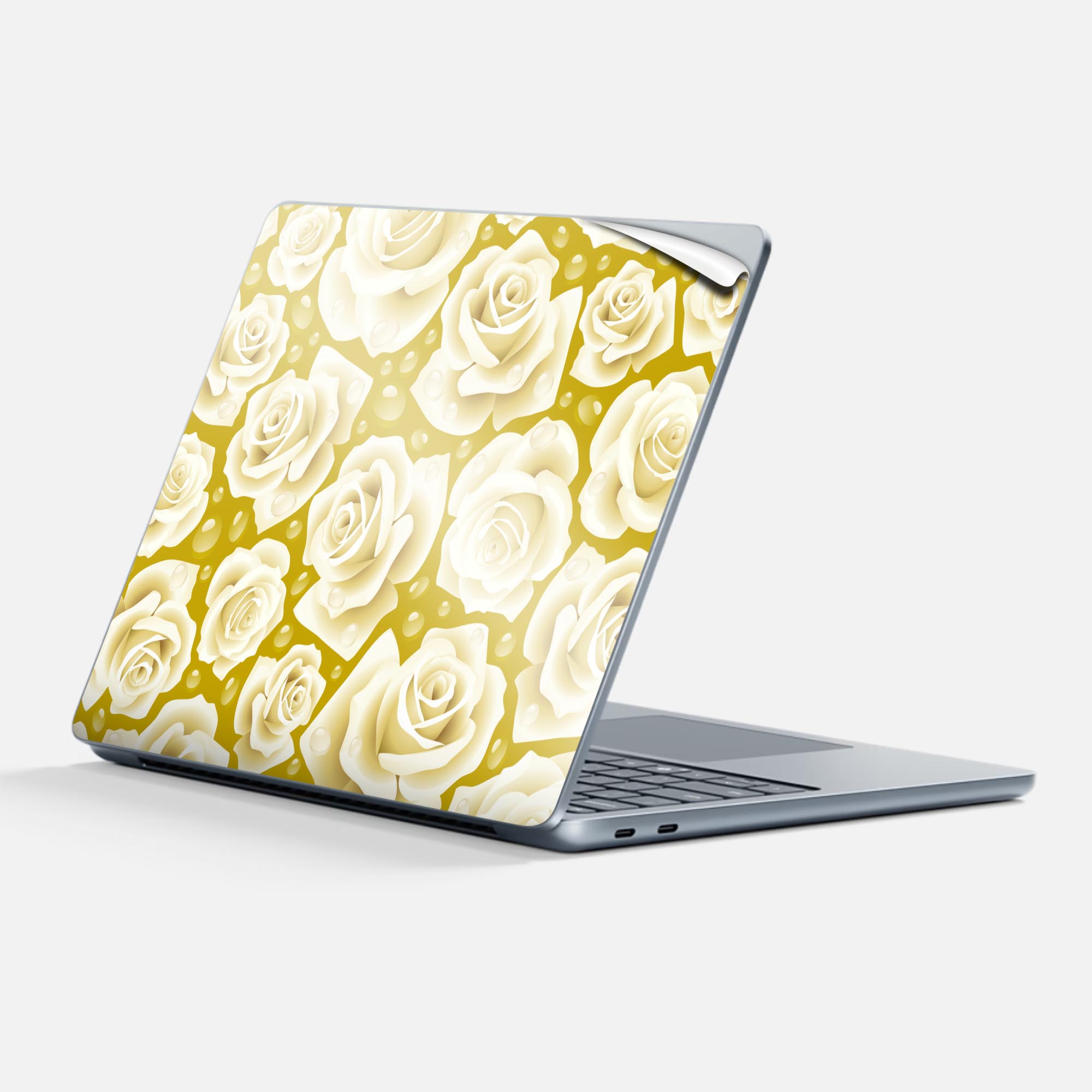 商品特徴・貼るだけでかんたん着せ替え、Surfac Laptop(第7世代) 13インチ 共通対応デザインスキンシール・高精細プリントで写真と遜色のない仕上がり！半光沢シートでしっとりツヤのある表現力・ちょっとしたすり傷からSurface本体を保護・接着部はエアフリー素材で気泡の心配も軽減・再剥離素材なので貼り付け時の調整も安心注意事項画像はサンプルですので、ご覧の環境によっては多少色味に違いを感じる場合がございます。 イメージと違った、モニターと色味が異なるという理由での交換や返金はご対応出来かねます。スキンシールのみの販売で、本体は付属しません。また、シールは背面部用のみとなります。初回貼付時の位置調整や貼り直しは可能ですが、しっかりと押し付けて接着させた後の再剥離、再利用は保証しておりません。また接着部に油分や汚れが付着しますと角の部分は剥がれやすくなりますので、貼付時はあまり触れないようにご注意ください。無地のセミグロスシートにデザインをプリントした商品で、デコなどの加工はございません。 凹凸や光沢があるように見えたり布地や金属を素材にしたように見える商品もありますが、デザインの図版によるものです。印刷時に微妙な画像のズレが生じる場合がございます。ご注文後に1点1点制作する受注生産品の為、不良品以外のご返品や交換は固くお断りします。 発送について完全受注生産のハンドメイド商品となりますので、既製品と比べて発送までお時間を頂いています。 基本的に決済確認後、最大で10営業日での発送となります。繁忙期や休業日明けの場合はさらに時間がかかる場合があります。 その際には別途メールにてご連絡致します。メール便の場合、発送日から到着までに2?4日ほどかかる場合が多く、紛失などの保障もご対応できかねます。あらかじめご了承下さい。