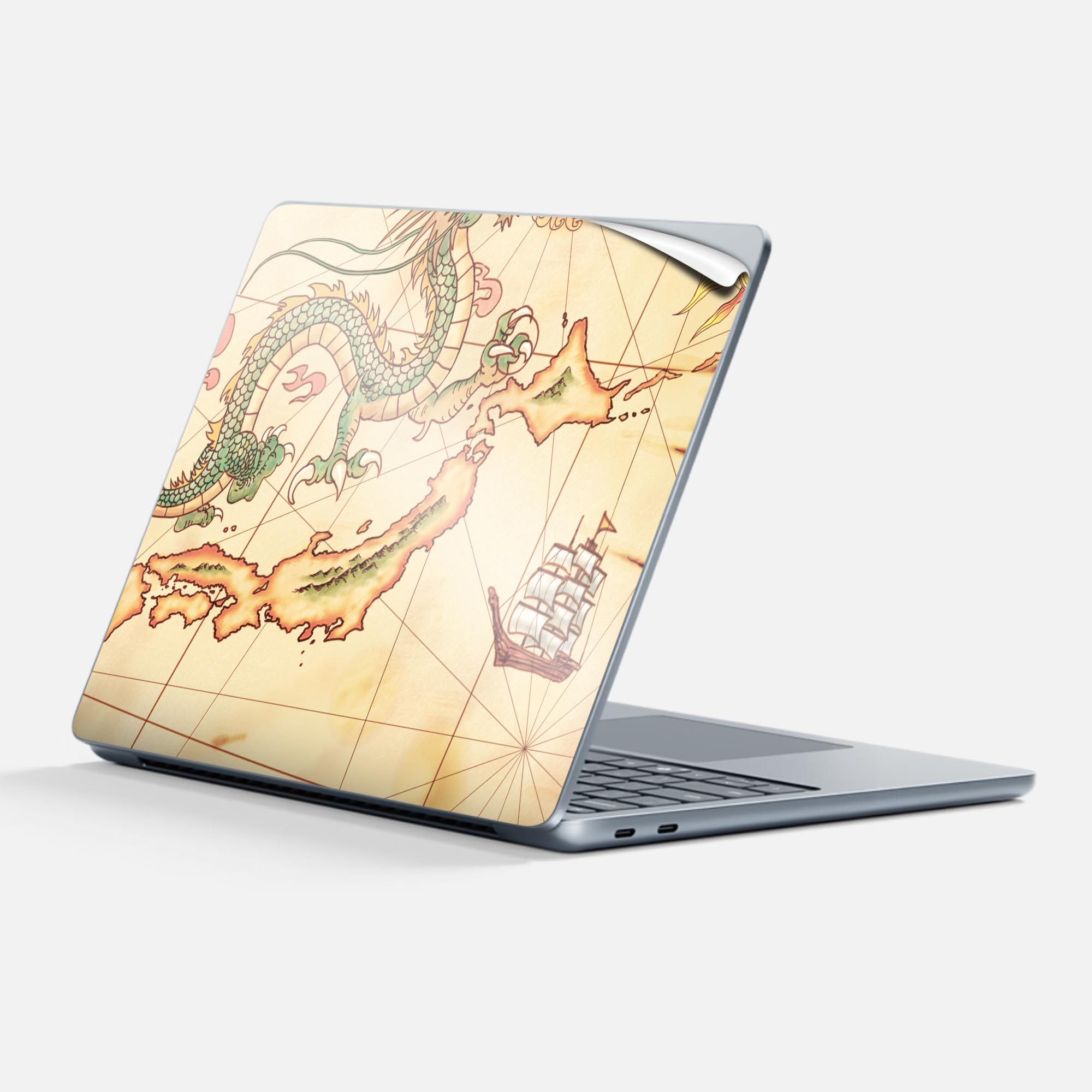 商品特徴・貼るだけでかんたん着せ替え、Surfac Laptop(第7世代) 13インチ 共通対応デザインスキンシール・高精細プリントで写真と遜色のない仕上がり！半光沢シートでしっとりツヤのある表現力・ちょっとしたすり傷からSurface本体を保護・接着部はエアフリー素材で気泡の心配も軽減・再剥離素材なので貼り付け時の調整も安心注意事項画像はサンプルですので、ご覧の環境によっては多少色味に違いを感じる場合がございます。 イメージと違った、モニターと色味が異なるという理由での交換や返金はご対応出来かねます。スキンシールのみの販売で、本体は付属しません。また、シールは背面部用のみとなります。初回貼付時の位置調整や貼り直しは可能ですが、しっかりと押し付けて接着させた後の再剥離、再利用は保証しておりません。また接着部に油分や汚れが付着しますと角の部分は剥がれやすくなりますので、貼付時はあまり触れないようにご注意ください。無地のセミグロスシートにデザインをプリントした商品で、デコなどの加工はございません。 凹凸や光沢があるように見えたり布地や金属を素材にしたように見える商品もありますが、デザインの図版によるものです。印刷時に微妙な画像のズレが生じる場合がございます。ご注文後に1点1点制作する受注生産品の為、不良品以外のご返品や交換は固くお断りします。 発送について完全受注生産のハンドメイド商品となりますので、既製品と比べて発送までお時間を頂いています。 基本的に決済確認後、最大で10営業日での発送となります。繁忙期や休業日明けの場合はさらに時間がかかる場合があります。 その際には別途メールにてご連絡致します。メール便の場合、発送日から到着までに2?4日ほどかかる場合が多く、紛失などの保障もご対応できかねます。あらかじめご了承下さい。