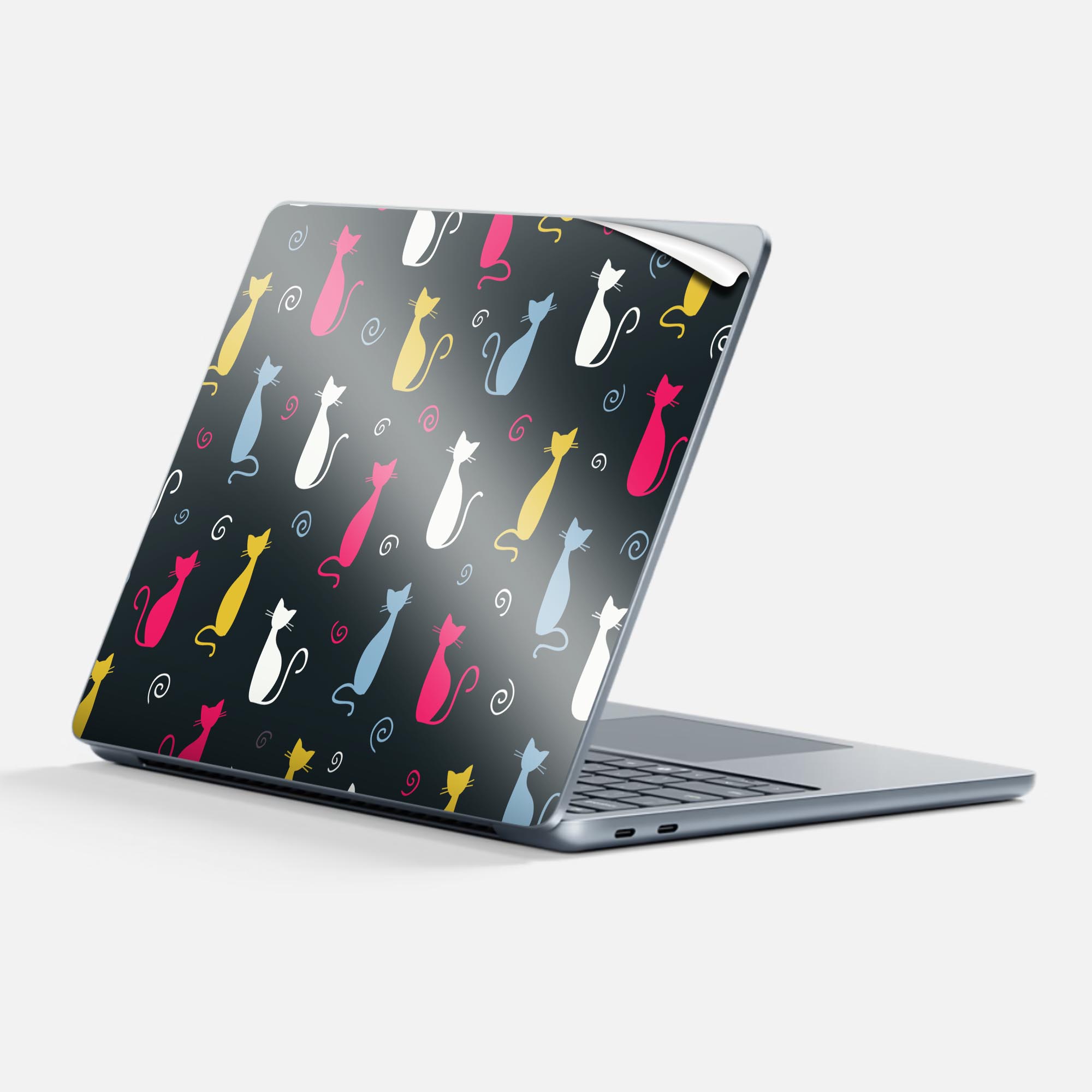 商品特徴・貼るだけでかんたん着せ替え、Surfac Laptop(第7世代) 13インチ 共通対応デザインスキンシール・高精細プリントで写真と遜色のない仕上がり！半光沢シートでしっとりツヤのある表現力・ちょっとしたすり傷からSurface本体を保護・接着部はエアフリー素材で気泡の心配も軽減・再剥離素材なので貼り付け時の調整も安心注意事項画像はサンプルですので、ご覧の環境によっては多少色味に違いを感じる場合がございます。 イメージと違った、モニターと色味が異なるという理由での交換や返金はご対応出来かねます。スキンシールのみの販売で、本体は付属しません。また、シールは背面部用のみとなります。初回貼付時の位置調整や貼り直しは可能ですが、しっかりと押し付けて接着させた後の再剥離、再利用は保証しておりません。また接着部に油分や汚れが付着しますと角の部分は剥がれやすくなりますので、貼付時はあまり触れないようにご注意ください。無地のセミグロスシートにデザインをプリントした商品で、デコなどの加工はございません。 凹凸や光沢があるように見えたり布地や金属を素材にしたように見える商品もありますが、デザインの図版によるものです。印刷時に微妙な画像のズレが生じる場合がございます。ご注文後に1点1点制作する受注生産品の為、不良品以外のご返品や交換は固くお断りします。 発送について完全受注生産のハンドメイド商品となりますので、既製品と比べて発送までお時間を頂いています。 基本的に決済確認後、最大で10営業日での発送となります。繁忙期や休業日明けの場合はさらに時間がかかる場合があります。 その際には別途メールにてご連絡致します。メール便の場合、発送日から到着までに2?4日ほどかかる場合が多く、紛失などの保障もご対応できかねます。あらかじめご了承下さい。