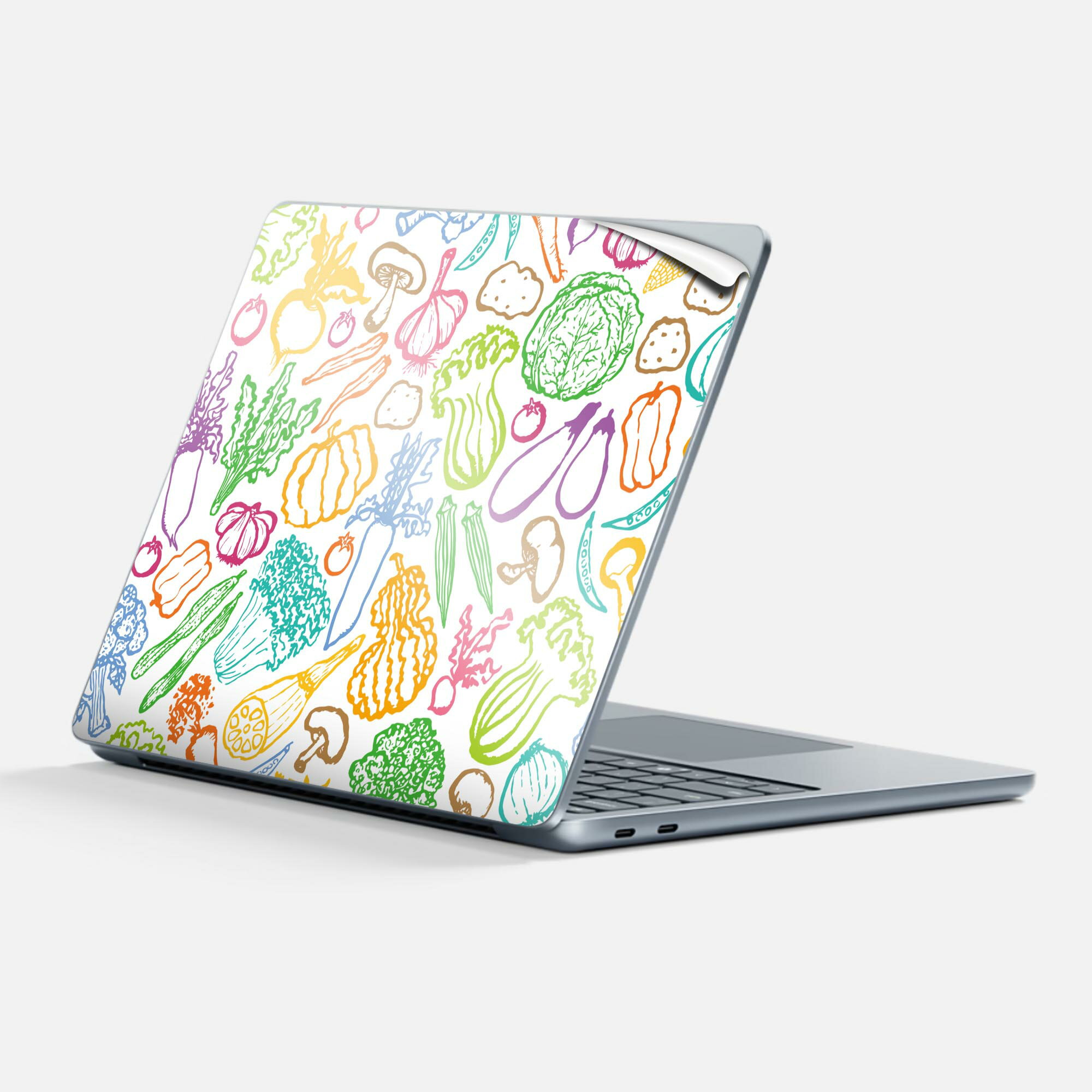 Surface Laptop 第7世代 13 インチ 用 スキンシール 全面スキンシール フル 背面 底 ステッカー 保護シ..