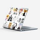 Surface Laptop 第7世代 13 インチ 用 スキンシール 全面スキンシール フル 背面 底 ステッカー 保護シール キャラクター かわいい 009418 ハロウィン キャラクター おばけ