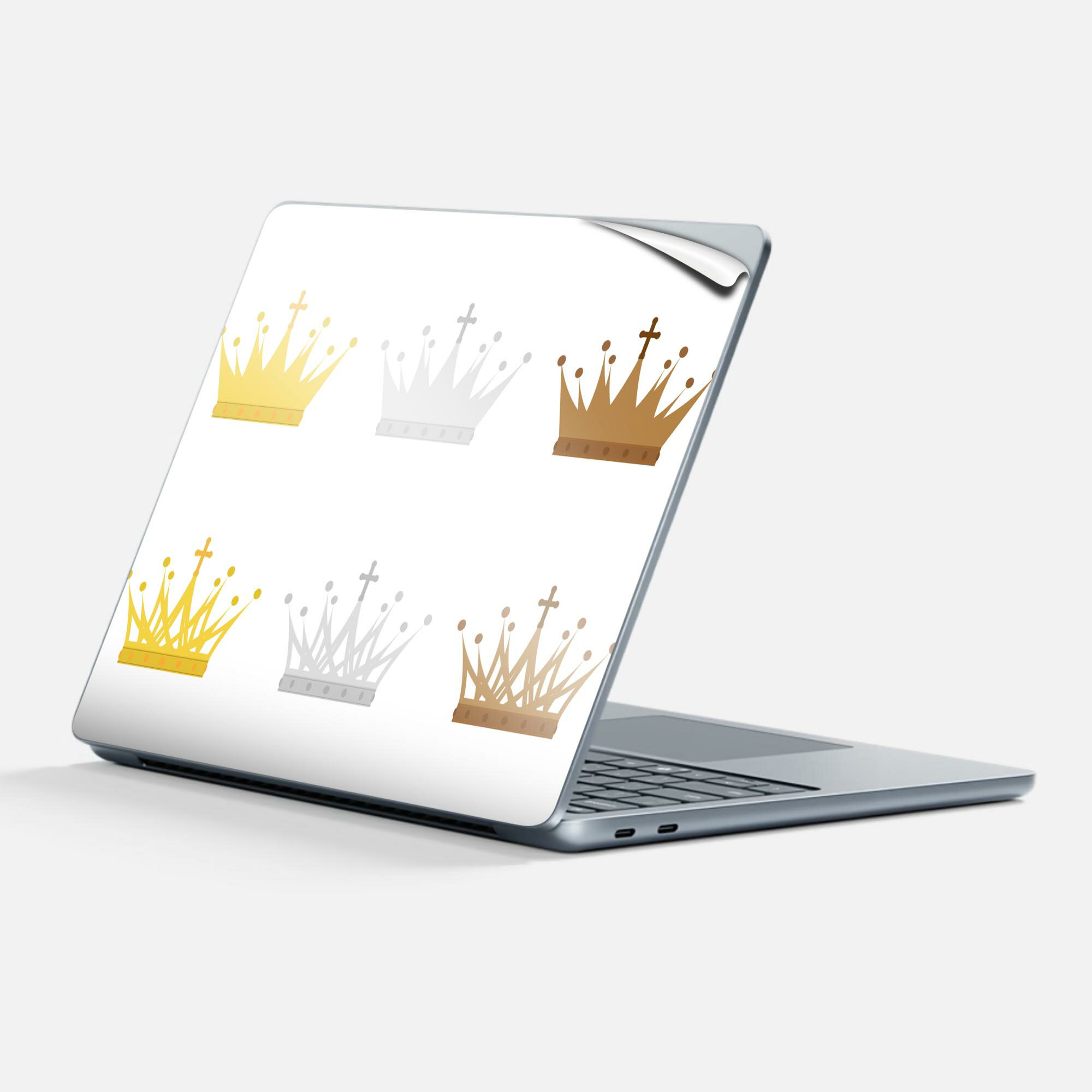 Surface Laptop 第7世代 13 インチ 用 スキンシール 全面スキンシール フル 背面 底 ステッカー 保護シ..