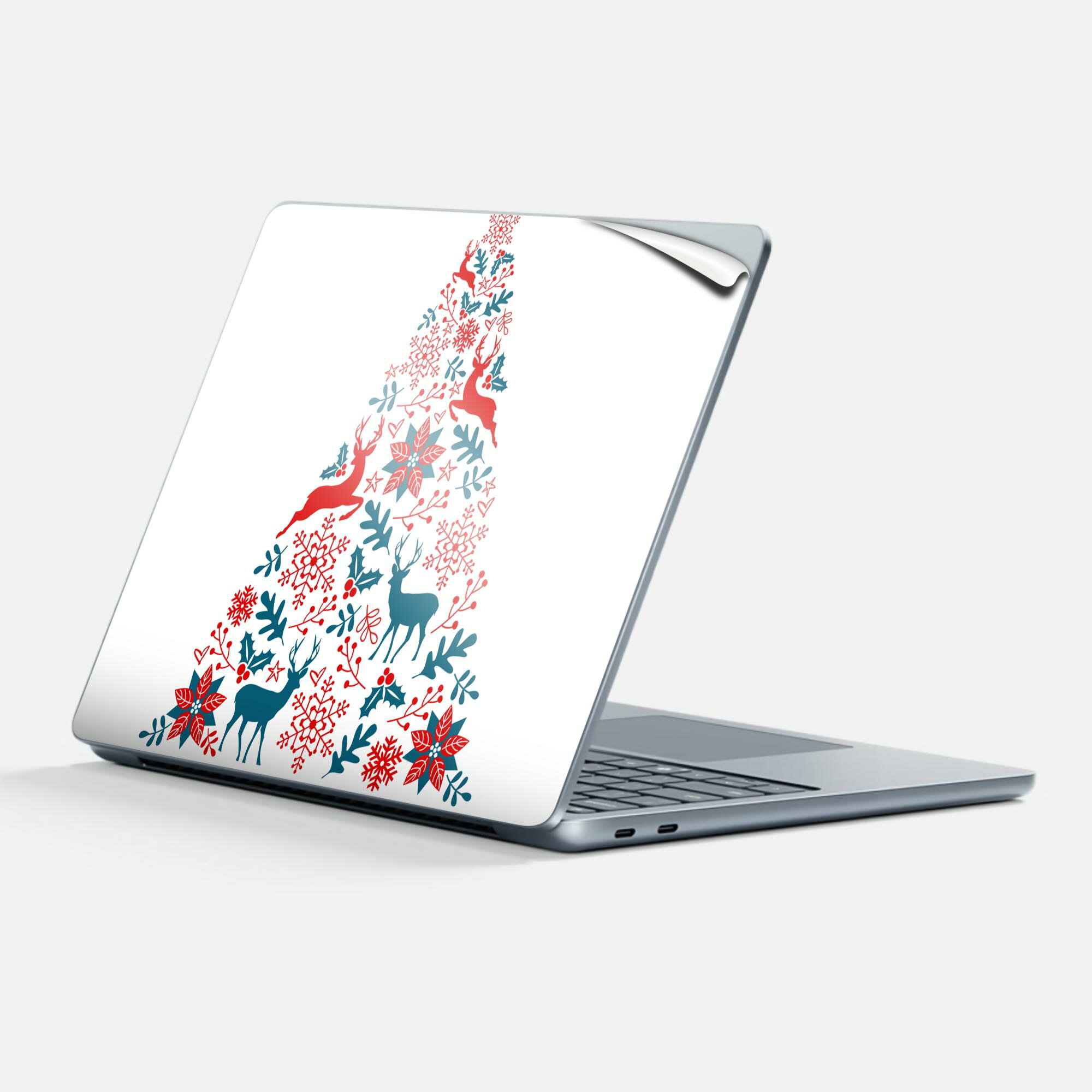 Surface Laptop 第7世代 13 インチ 用 スキンシール 全面スキンシール フル 背面 底 ステッカー 保護シ..