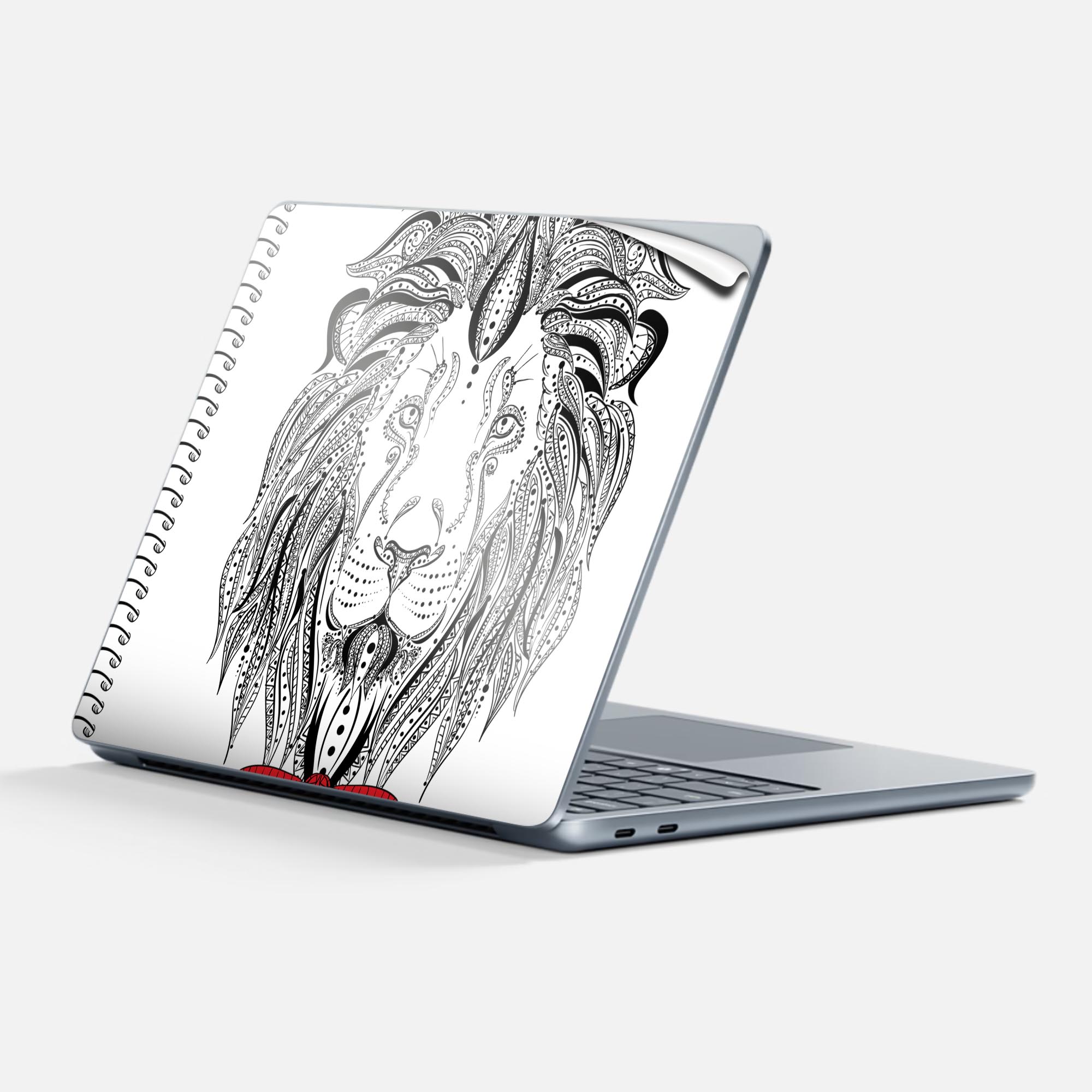 Surface Laptop 第7世代 13 インチ 用 スキンシール 全面スキンシール フル 背面 底 ステッカー 保護シ..