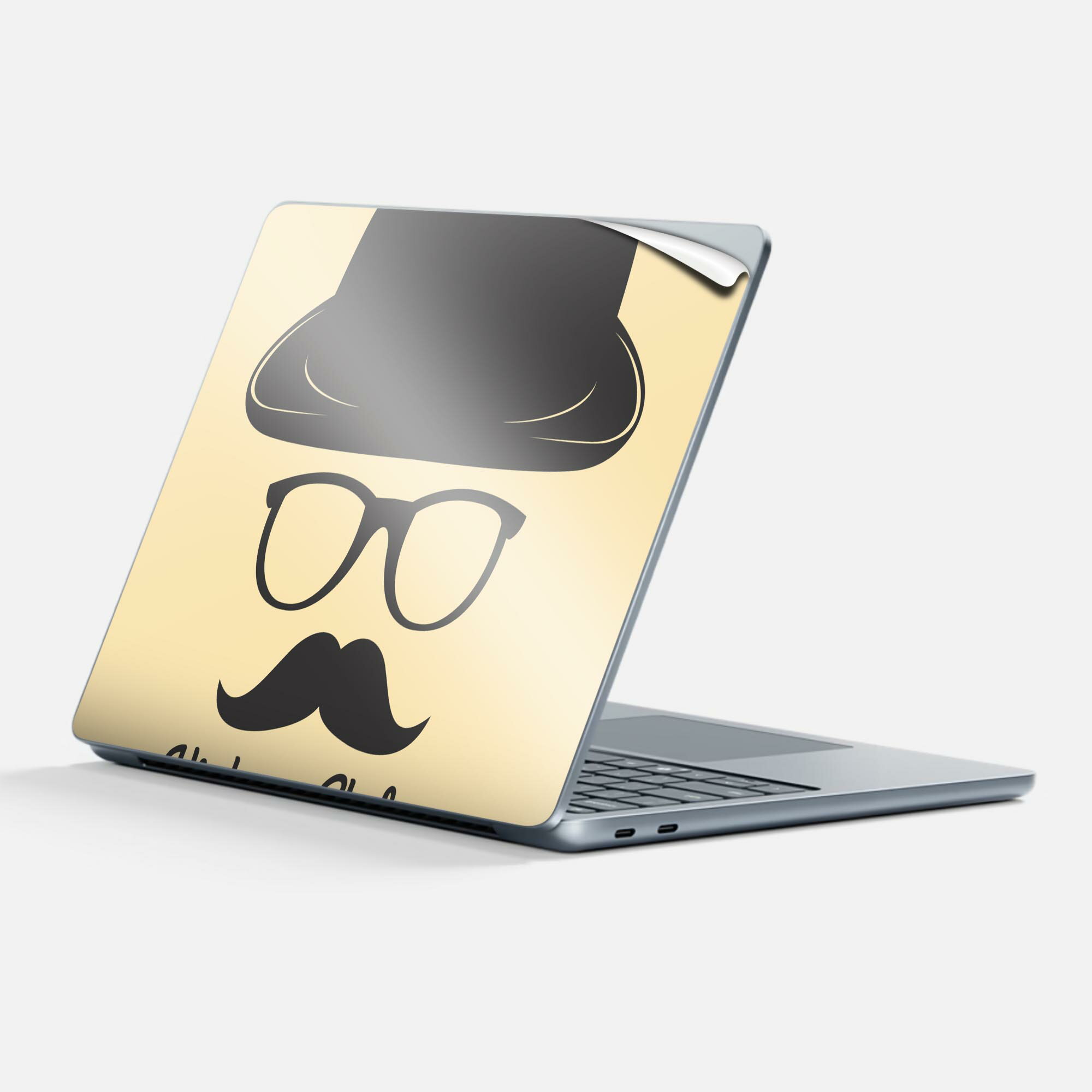 Surface Laptop 第7世代 13 インチ 用 スキンシール 全面スキンシール フル 背面 底 ステッカー 保護シ..