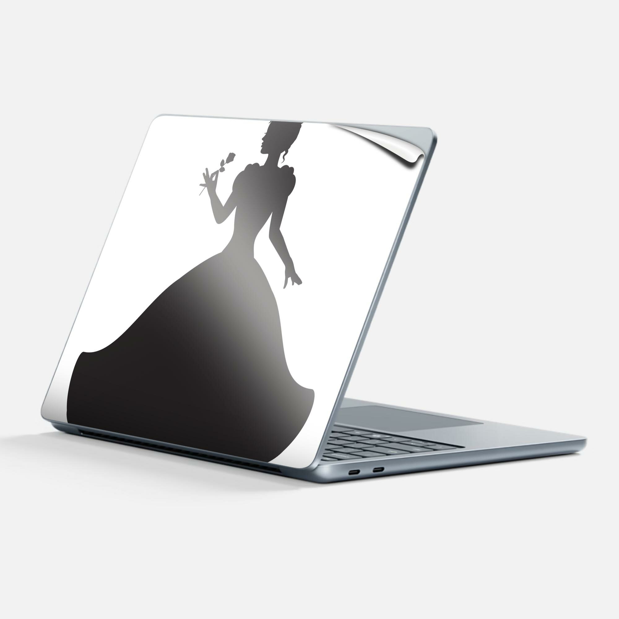 Surface Laptop 第7世代 13 インチ 用 スキンシール 全面スキンシール フル 背面 底 ステッカー 保護シ..