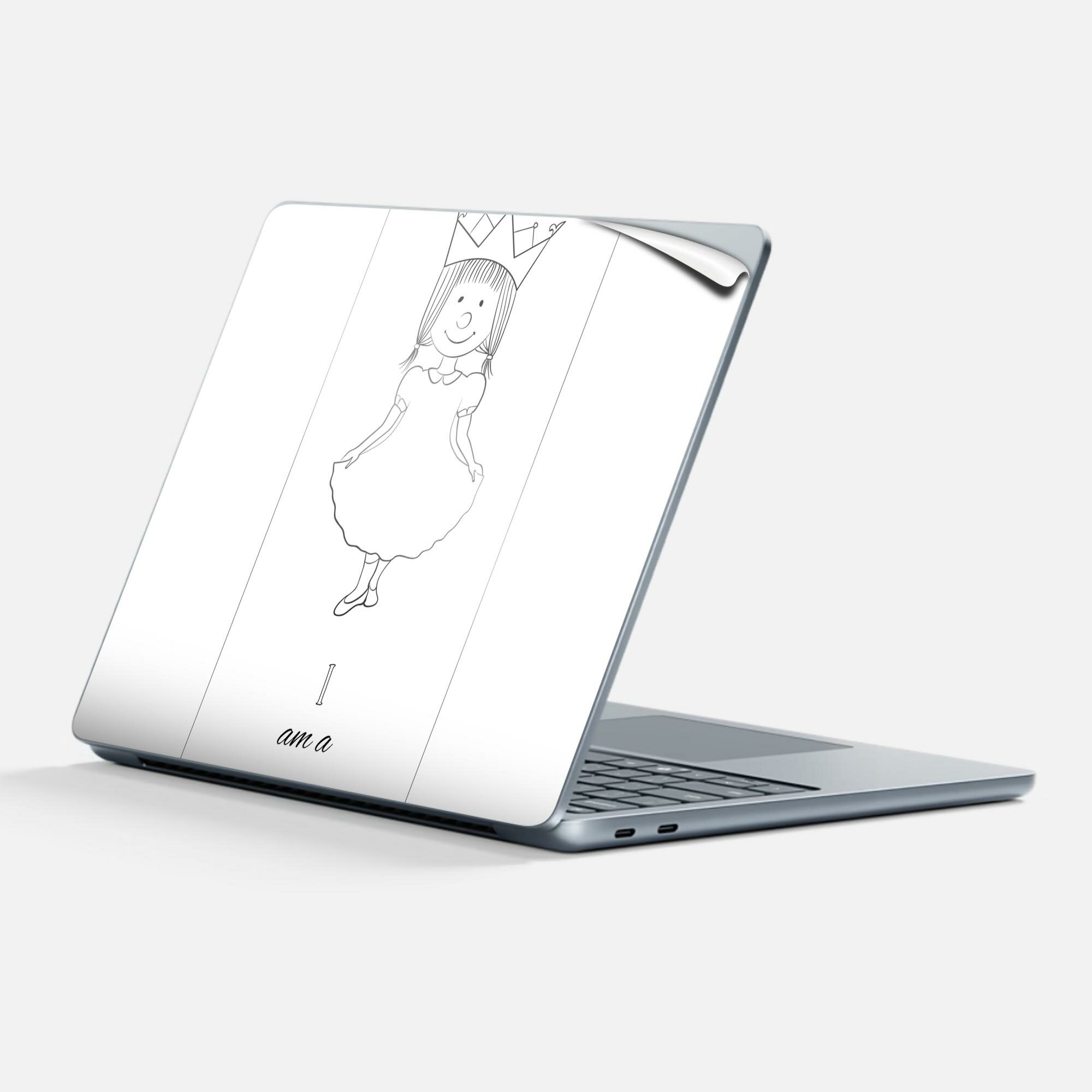 Surface Laptop 第7世代 13 インチ 用 スキンシール 全面スキンシール フル 背面 底 ステッカー 保護シ..