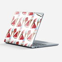 Surface Laptop 第7世代 13 インチ 用 スキンシール 全面スキンシール フル 背面 底 ステッカー 保護シール キャラクター かわいい 012142 アイス スイカ 夏