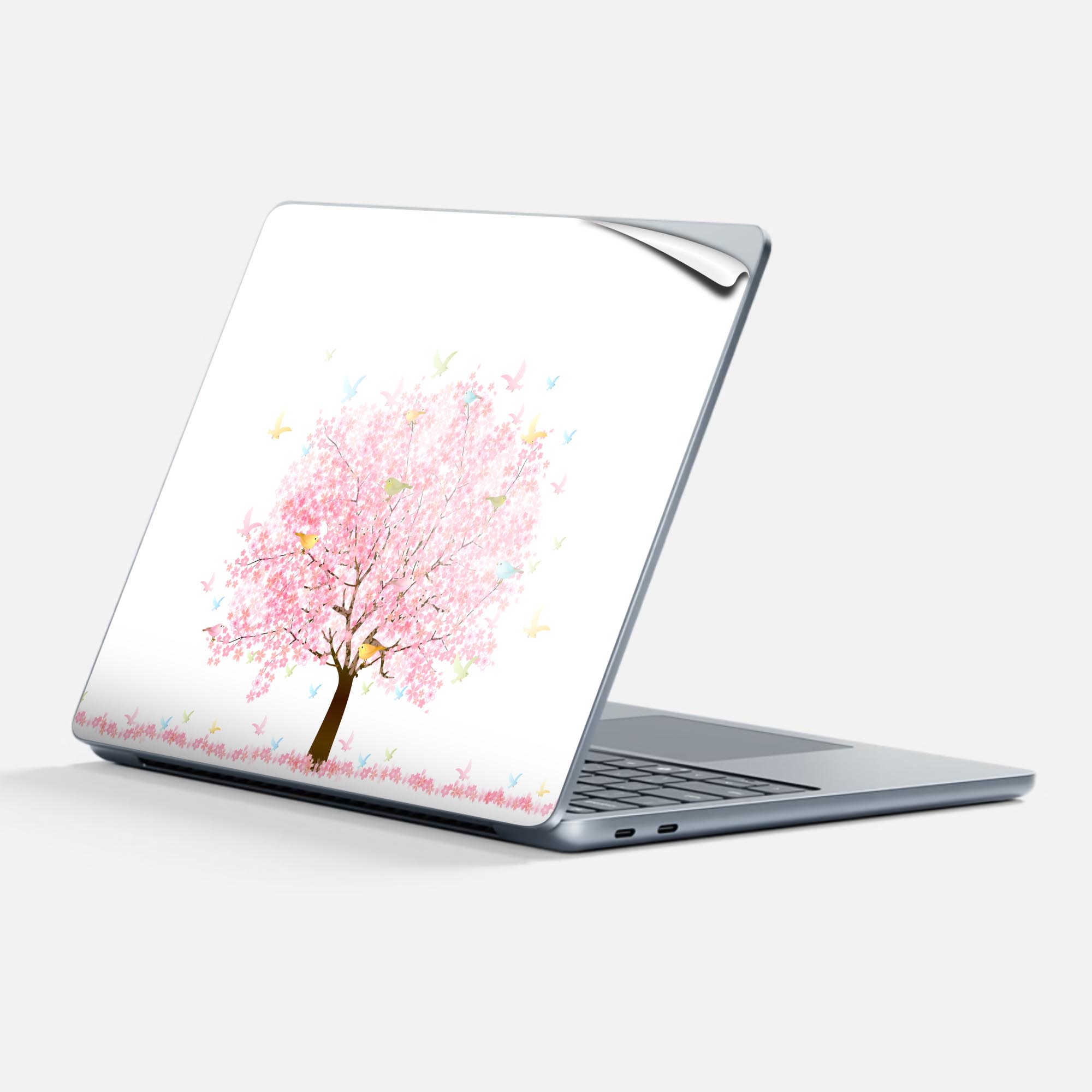 Surface Laptop 第7世代 13 インチ 用 スキンシール 全面スキンシール フル 背面 底 ステッカー 保護シ..