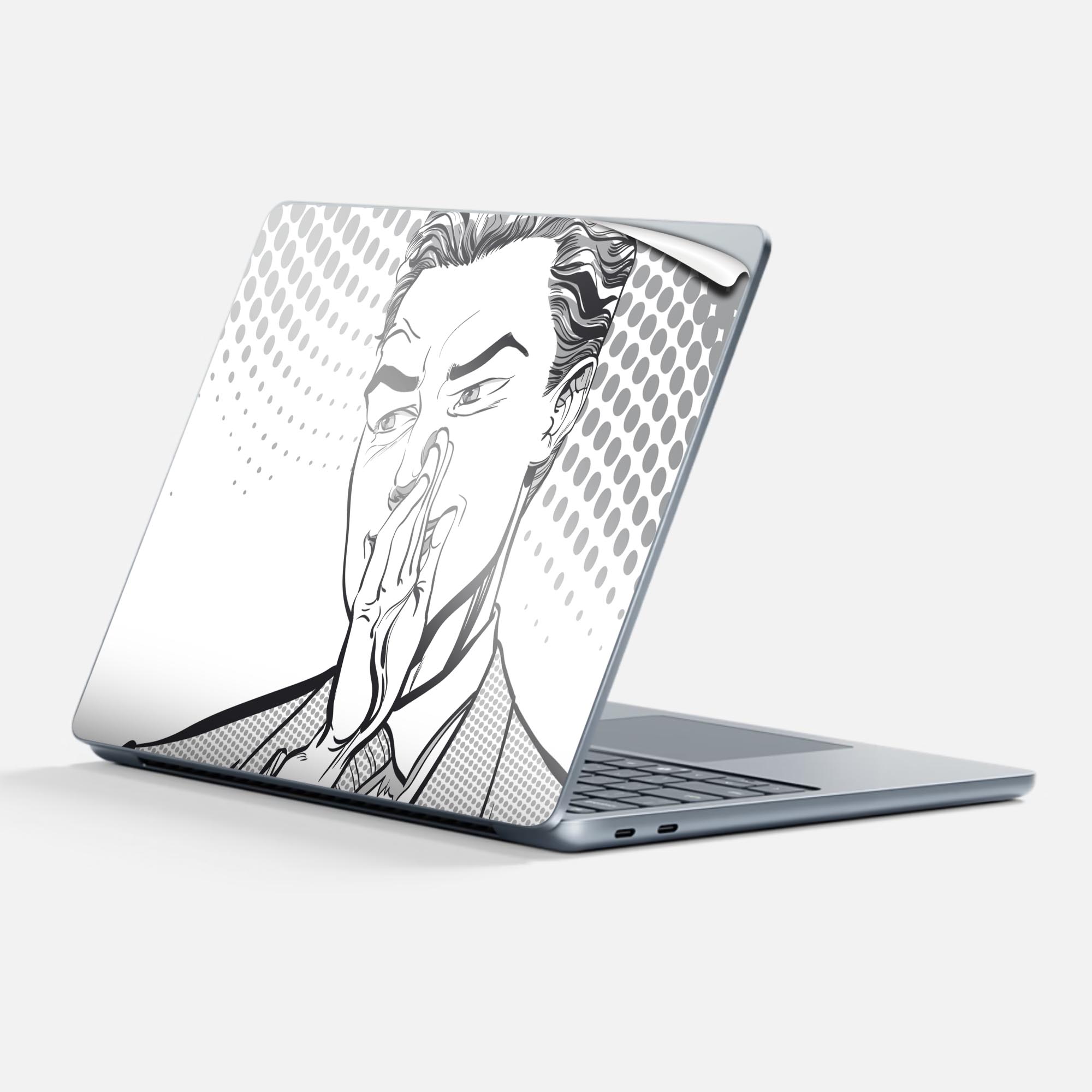 商品特徴・貼るだけでかんたん着せ替え、Surfac Laptop(第7世代) 13インチ 共通対応デザインスキンシール・高精細プリントで写真と遜色のない仕上がり！半光沢シートでしっとりツヤのある表現力・ちょっとしたすり傷からSurface本体を保護・接着部はエアフリー素材で気泡の心配も軽減・再剥離素材なので貼り付け時の調整も安心注意事項画像はサンプルですので、ご覧の環境によっては多少色味に違いを感じる場合がございます。 イメージと違った、モニターと色味が異なるという理由での交換や返金はご対応出来かねます。スキンシールのみの販売で、本体は付属しません。また、シールは背面部用のみとなります。初回貼付時の位置調整や貼り直しは可能ですが、しっかりと押し付けて接着させた後の再剥離、再利用は保証しておりません。また接着部に油分や汚れが付着しますと角の部分は剥がれやすくなりますので、貼付時はあまり触れないようにご注意ください。無地のセミグロスシートにデザインをプリントした商品で、デコなどの加工はございません。 凹凸や光沢があるように見えたり布地や金属を素材にしたように見える商品もありますが、デザインの図版によるものです。印刷時に微妙な画像のズレが生じる場合がございます。ご注文後に1点1点制作する受注生産品の為、不良品以外のご返品や交換は固くお断りします。 発送について完全受注生産のハンドメイド商品となりますので、既製品と比べて発送までお時間を頂いています。 基本的に決済確認後、最大で10営業日での発送となります。繁忙期や休業日明けの場合はさらに時間がかかる場合があります。 その際には別途メールにてご連絡致します。メール便の場合、発送日から到着までに2?4日ほどかかる場合が多く、紛失などの保障もご対応できかねます。あらかじめご了承下さい。