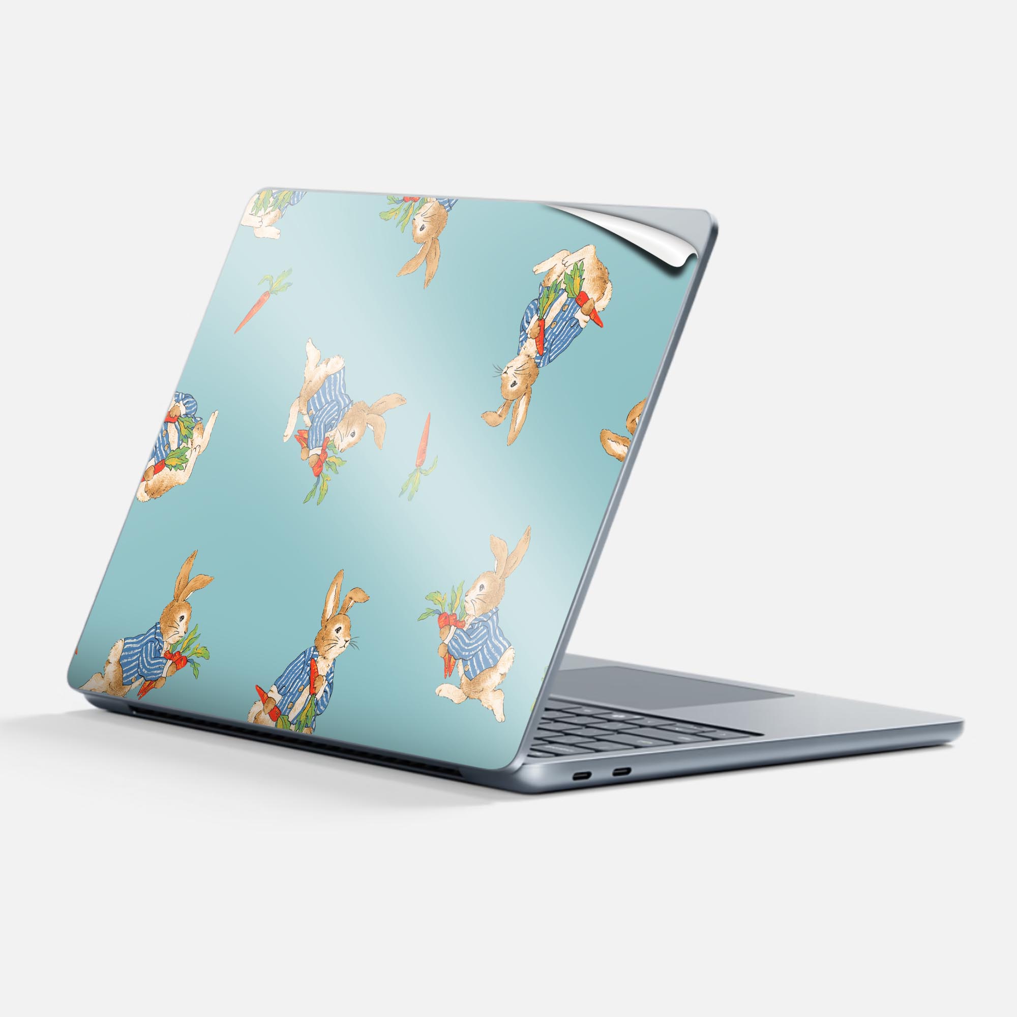 Surface Laptop 第7世代 13 インチ 用 スキンシール 全面スキンシール フル 背面 底 ステッカー 保護シ..