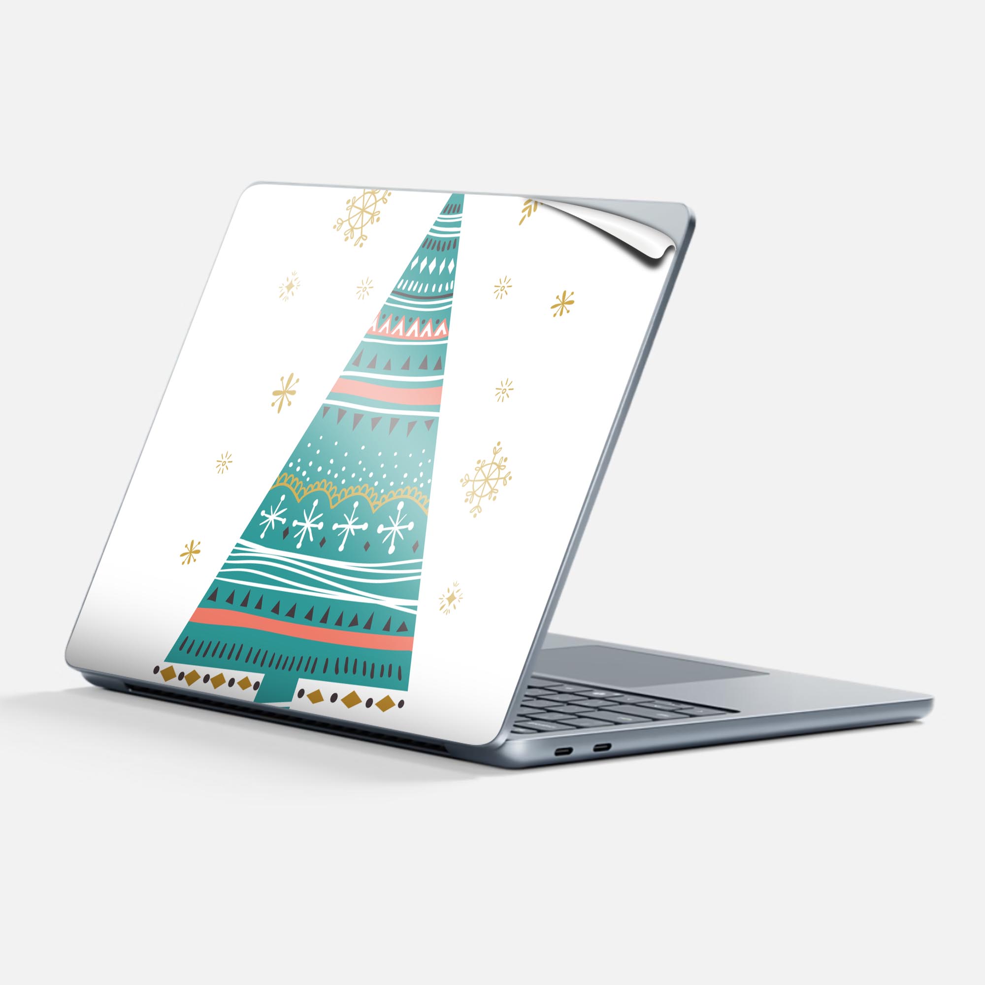 Surface Laptop 第7世代 13 インチ 用 スキンシール 全面スキンシール フル 背面 底 ステッカー 保護シ..