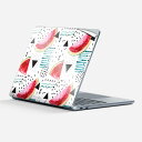 Surface Laptop 第7世代 13 インチ 用 スキンシール 全面スキンシール フル 背面 底 ステッカー 保護シール キャラクター かわいい 014052 スイカ 模様 トロピカル