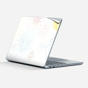 Surface Laptop 第7世代 13 インチ 用 スキンシール 全面スキンシール フル 背面 底 ステッカー 保護シール キャラクター かわいい 014196 花火 カラフル