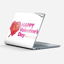 Surface Laptop 第7世代 13 インチ 用 スキンシール 全面スキンシール フル 背面 底 ステッカー 保護シール キャラクター かわいい 014584 バレンタイン ハート