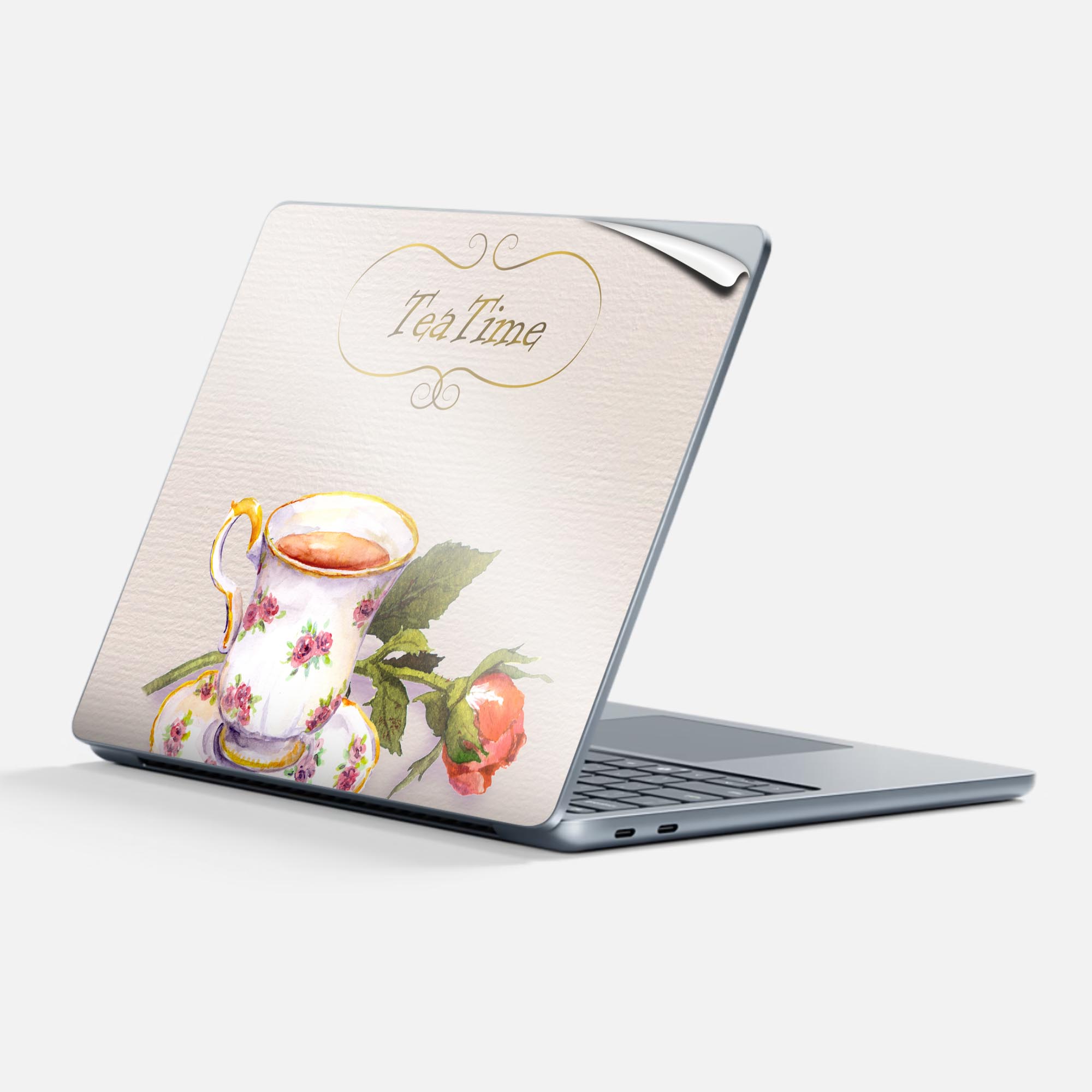 Surface Laptop 第7世代 13 インチ 用 スキンシール 全面スキンシール フル 背面 底 ステッカー 保護シ..