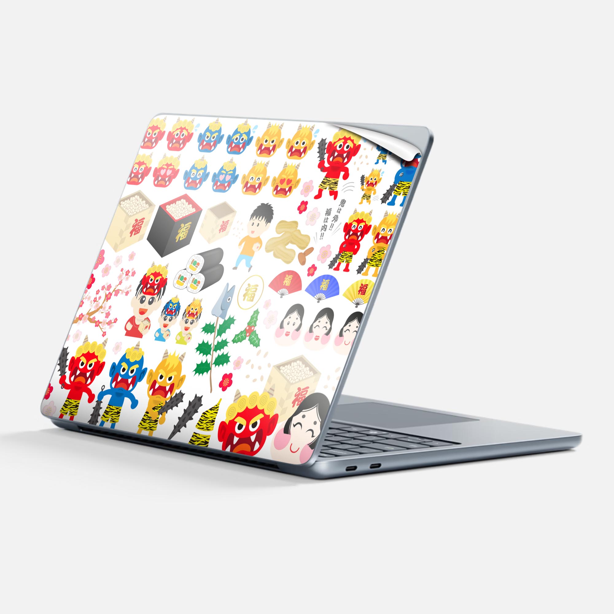 Surface Laptop 第7世代 13 インチ 用 スキンシール 全面スキンシール フル 背面 底 ステッカー 保護シ..