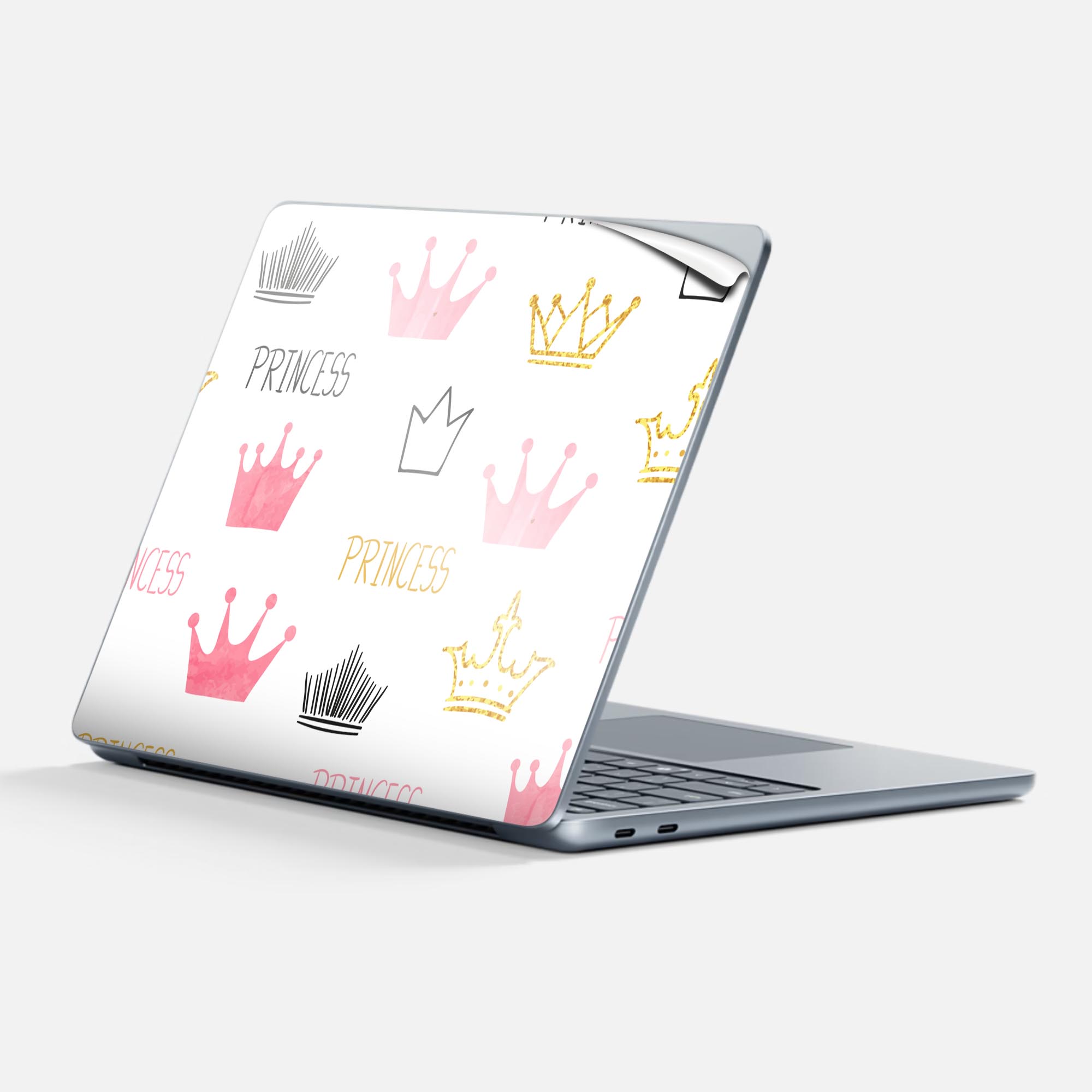 Surface Laptop 第7世代 13 インチ 用 スキンシール 全面スキンシール フル 背面 底 ステッカー 保護シ..