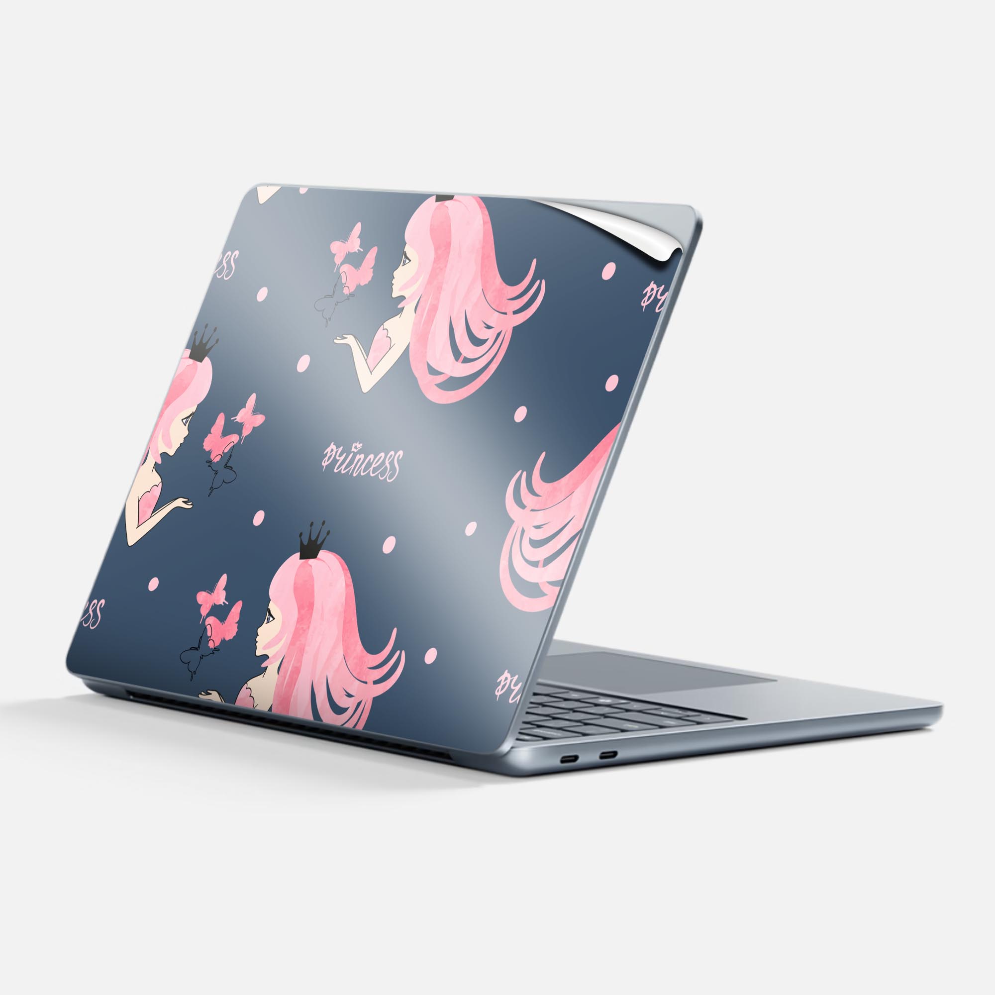 Surface Laptop 第7世代 13 インチ 用 スキンシール 全面スキンシール フル 背面 底 ステッカー 保護シ..