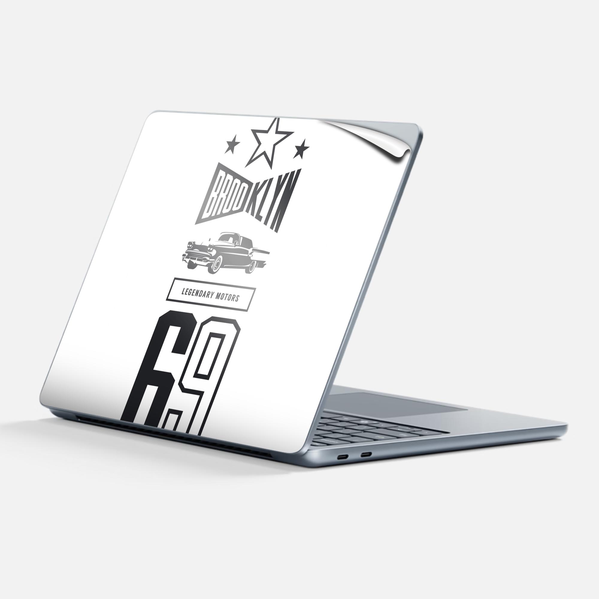 Surface Laptop 第7世代 13 インチ 用 スキンシール 全面スキンシール フル 背面 底 ステッカー 保護シ..