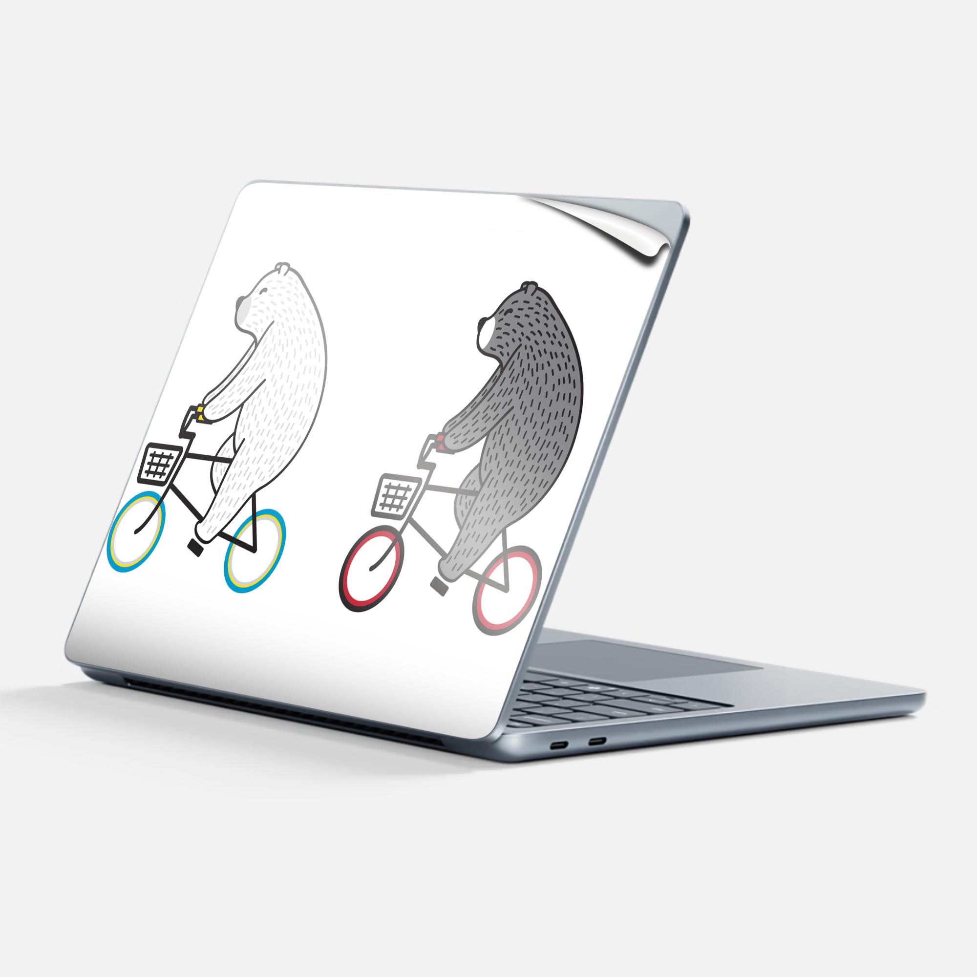 商品特徴・貼るだけでかんたん着せ替え、Surfac Laptop(第7世代) 13インチ 共通対応デザインスキンシール・高精細プリントで写真と遜色のない仕上がり！半光沢シートでしっとりツヤのある表現力・ちょっとしたすり傷からSurface本体を保護・接着部はエアフリー素材で気泡の心配も軽減・再剥離素材なので貼り付け時の調整も安心注意事項画像はサンプルですので、ご覧の環境によっては多少色味に違いを感じる場合がございます。 イメージと違った、モニターと色味が異なるという理由での交換や返金はご対応出来かねます。スキンシールのみの販売で、本体は付属しません。また、シールは背面部用のみとなります。初回貼付時の位置調整や貼り直しは可能ですが、しっかりと押し付けて接着させた後の再剥離、再利用は保証しておりません。また接着部に油分や汚れが付着しますと角の部分は剥がれやすくなりますので、貼付時はあまり触れないようにご注意ください。無地のセミグロスシートにデザインをプリントした商品で、デコなどの加工はございません。 凹凸や光沢があるように見えたり布地や金属を素材にしたように見える商品もありますが、デザインの図版によるものです。印刷時に微妙な画像のズレが生じる場合がございます。ご注文後に1点1点制作する受注生産品の為、不良品以外のご返品や交換は固くお断りします。 発送について完全受注生産のハンドメイド商品となりますので、既製品と比べて発送までお時間を頂いています。 基本的に決済確認後、最大で10営業日での発送となります。繁忙期や休業日明けの場合はさらに時間がかかる場合があります。 その際には別途メールにてご連絡致します。メール便の場合、発送日から到着までに2?4日ほどかかる場合が多く、紛失などの保障もご対応できかねます。あらかじめご了承下さい。