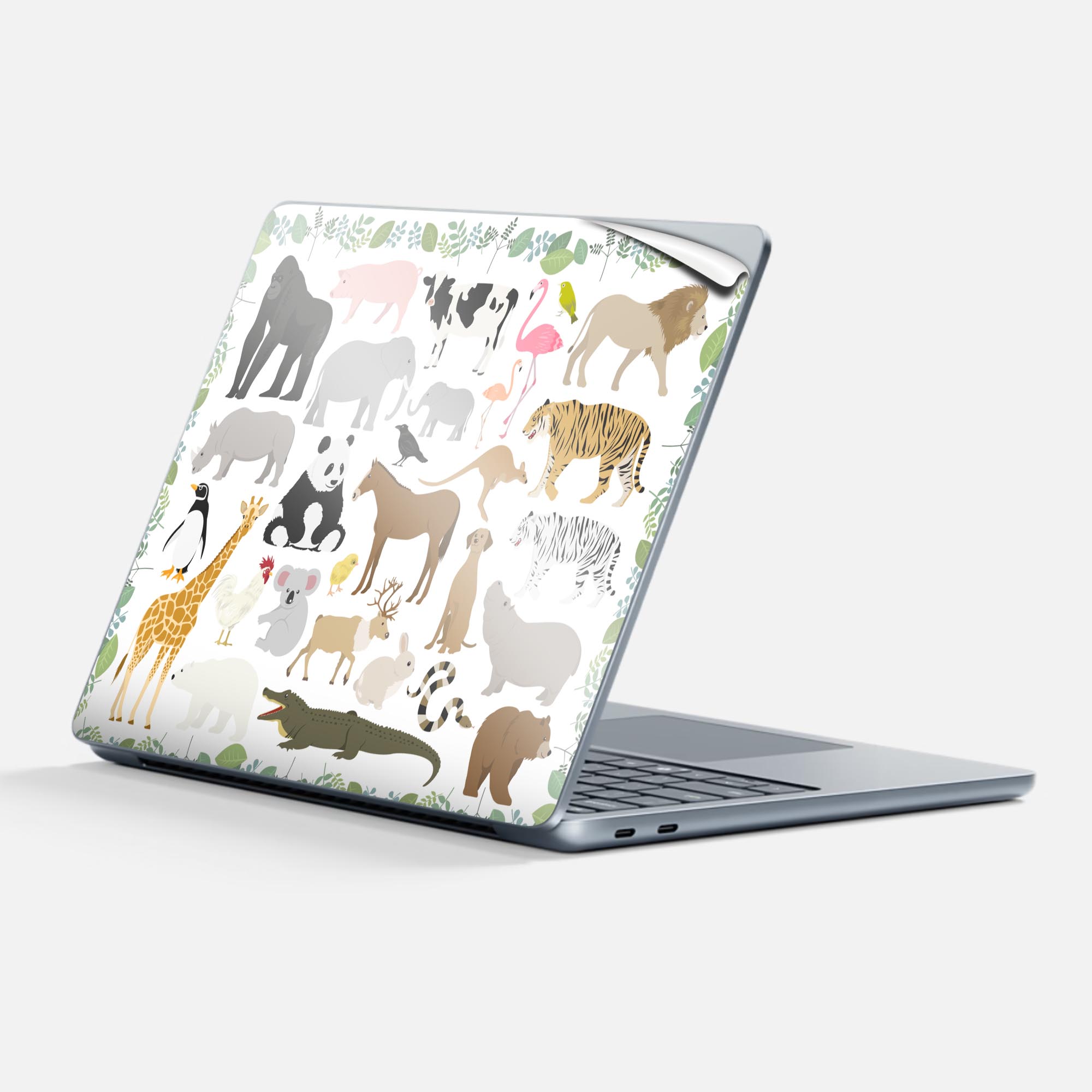 商品特徴・貼るだけでかんたん着せ替え、Surfac Laptop(第7世代) 13インチ 共通対応デザインスキンシール・高精細プリントで写真と遜色のない仕上がり！半光沢シートでしっとりツヤのある表現力・ちょっとしたすり傷からSurface本体を保護・接着部はエアフリー素材で気泡の心配も軽減・再剥離素材なので貼り付け時の調整も安心注意事項画像はサンプルですので、ご覧の環境によっては多少色味に違いを感じる場合がございます。 イメージと違った、モニターと色味が異なるという理由での交換や返金はご対応出来かねます。スキンシールのみの販売で、本体は付属しません。また、シールは背面部用のみとなります。初回貼付時の位置調整や貼り直しは可能ですが、しっかりと押し付けて接着させた後の再剥離、再利用は保証しておりません。また接着部に油分や汚れが付着しますと角の部分は剥がれやすくなりますので、貼付時はあまり触れないようにご注意ください。無地のセミグロスシートにデザインをプリントした商品で、デコなどの加工はございません。 凹凸や光沢があるように見えたり布地や金属を素材にしたように見える商品もありますが、デザインの図版によるものです。印刷時に微妙な画像のズレが生じる場合がございます。ご注文後に1点1点制作する受注生産品の為、不良品以外のご返品や交換は固くお断りします。 発送について完全受注生産のハンドメイド商品となりますので、既製品と比べて発送までお時間を頂いています。 基本的に決済確認後、最大で10営業日での発送となります。繁忙期や休業日明けの場合はさらに時間がかかる場合があります。 その際には別途メールにてご連絡致します。メール便の場合、発送日から到着までに2?4日ほどかかる場合が多く、紛失などの保障もご対応できかねます。あらかじめご了承下さい。
