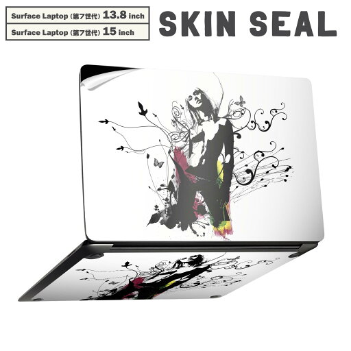 Surface Laptop 第7世代 13.8 / 15 インチ 用 スキンシール 全面スキンシール フル laptop7用 背面 底 ステッカー 保護シール キャラクター かわいい 000835 ペイント カラフル Surface Laptop 第7世代 13.8 / 15 インチ 用 スキンシール 全面スキンシール フル laptop7用 背面 底 ステッカー 保護シール キャラクター かわいい 000835 ペイント カラフル