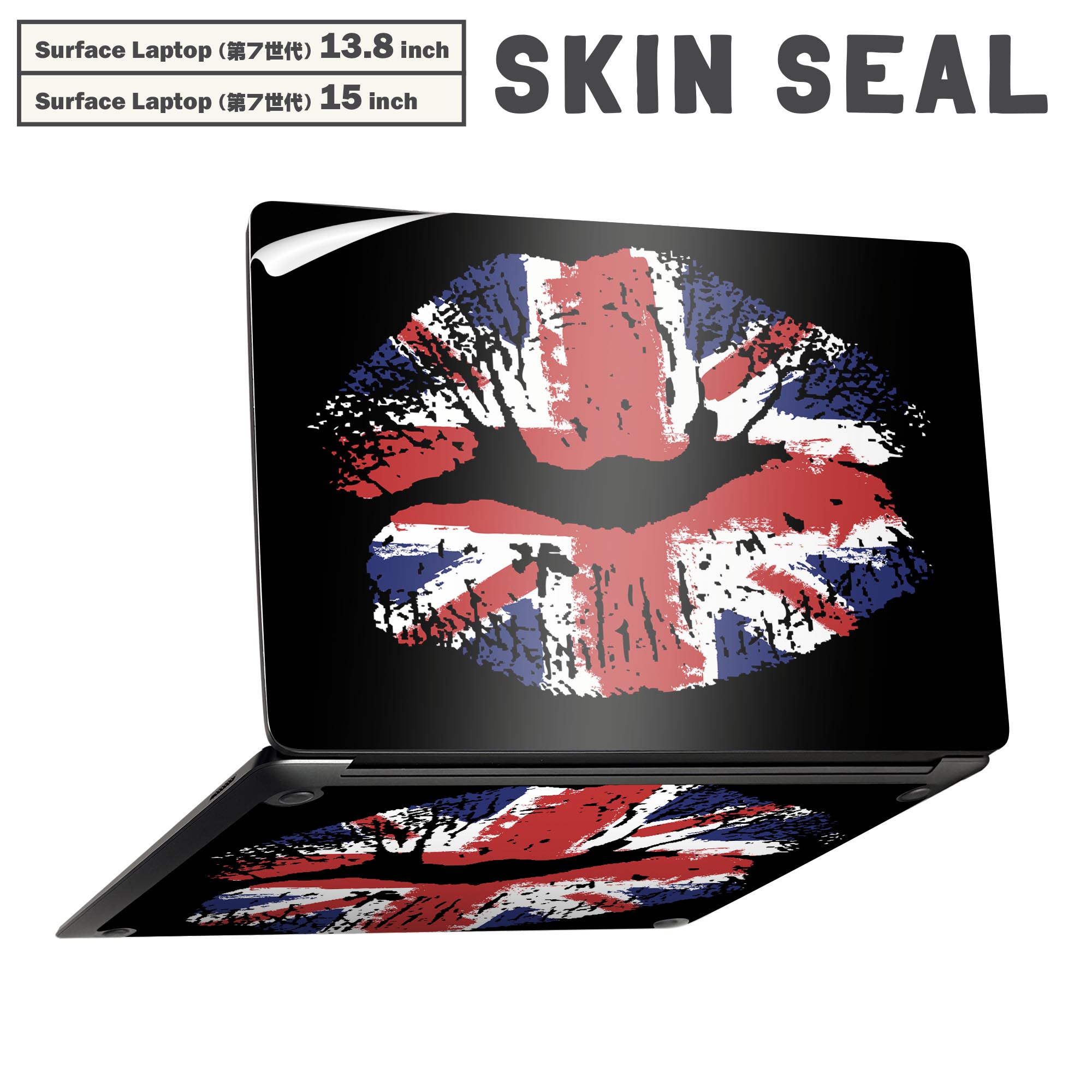 商品特徴・貼るだけでかんたん着せ替え、Surfac Laptop(第7世代) 13.8インチ・15インチ 共通対応デザインスキンシール・高精細プリントで写真と遜色のない仕上がり！半光沢シートでしっとりツヤのある表現力・ちょっとしたすり傷からSurface本体を保護・接着部はエアフリー素材で気泡の心配も軽減・再剥離素材なので貼り付け時の調整も安心注意事項画像はサンプルですので、ご覧の環境によっては多少色味に違いを感じる場合がございます。 イメージと違った、モニターと色味が異なるという理由での交換や返金はご対応出来かねます。スキンシールのみの販売で、本体は付属しません。また、シールは背面部用のみとなります。初回貼付時の位置調整や貼り直しは可能ですが、しっかりと押し付けて接着させた後の再剥離、再利用は保証しておりません。また接着部に油分や汚れが付着しますと角の部分は剥がれやすくなりますので、貼付時はあまり触れないようにご注意ください。無地のセミグロスシートにデザインをプリントした商品で、デコなどの加工はございません。 凹凸や光沢があるように見えたり布地や金属を素材にしたように見える商品もありますが、デザインの図版によるものです。印刷時に微妙な画像のズレが生じる場合がございます。ご注文後に1点1点制作する受注生産品の為、不良品以外のご返品や交換は固くお断りします。 発送について完全受注生産のハンドメイド商品となりますので、既製品と比べて発送までお時間を頂いています。 基本的に決済確認後、最大で10営業日での発送となります。繁忙期や休業日明けの場合はさらに時間がかかる場合があります。 その際には別途メールにてご連絡致します。メール便の場合、発送日から到着までに2?4日ほどかかる場合が多く、紛失などの保障もご対応できかねます。あらかじめご了承下さい。
