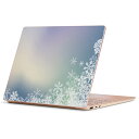 Surface Laptop Go (2020) 専用 スキンシール Microsoft サーフェス サーフィス ノートブック ノートパソコン カバー ケース フィルム ステッカー アクセサリー 保護 001449 雪の結晶 模様(2)