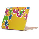 Surface Laptop Go (2020) 専用 スキンシール Microsoft サーフェス サーフィス ノートブック ノートパソコン カバー ケース フィルム ステッカー アクセサリー 保護 004534 ハート 花 カラフル(2)