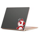 Surface Laptop Go (2020) 専用 スキンシール Microsoft サーフェス サーフィス ノートブック ノートパソコン カバー ケース フィルム ステッカー アクセサリー 保護 007010 パンダ キャラクター