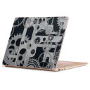 Surface Laptop Go (2020) 専用 スキンシール Microsoft サーフェス サーフィス ノートブック ノートパソコン カバー ケース フィルム ステッカー アクセサリー 保護 008016 黒 ブラック 歯車 イラスト(2)