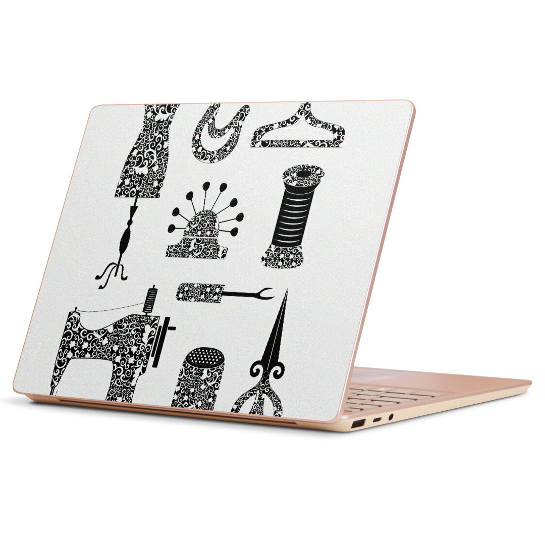 Surface Laptop Go (2020) 専用 スキンシール Microsoft サーフェス サーフィス ノートブック ノートパソコン カバー ケース フィルム ステッカー アクセサリー 保護 010005 おしゃれ アンティーク レトロ
