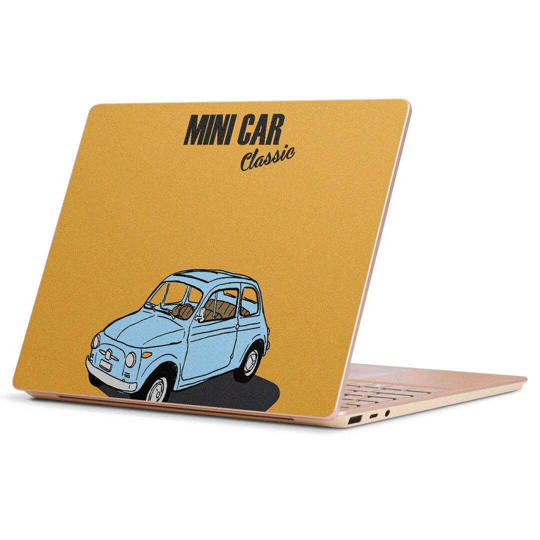 Surface Laptop Go (2020) 専用 スキンシール Microsoft サーフェス サーフィス ノートブック ノートパソコン カバー ケース フィルム ステッカー アクセサリー 保護 011071 乗り物　車　レトロ