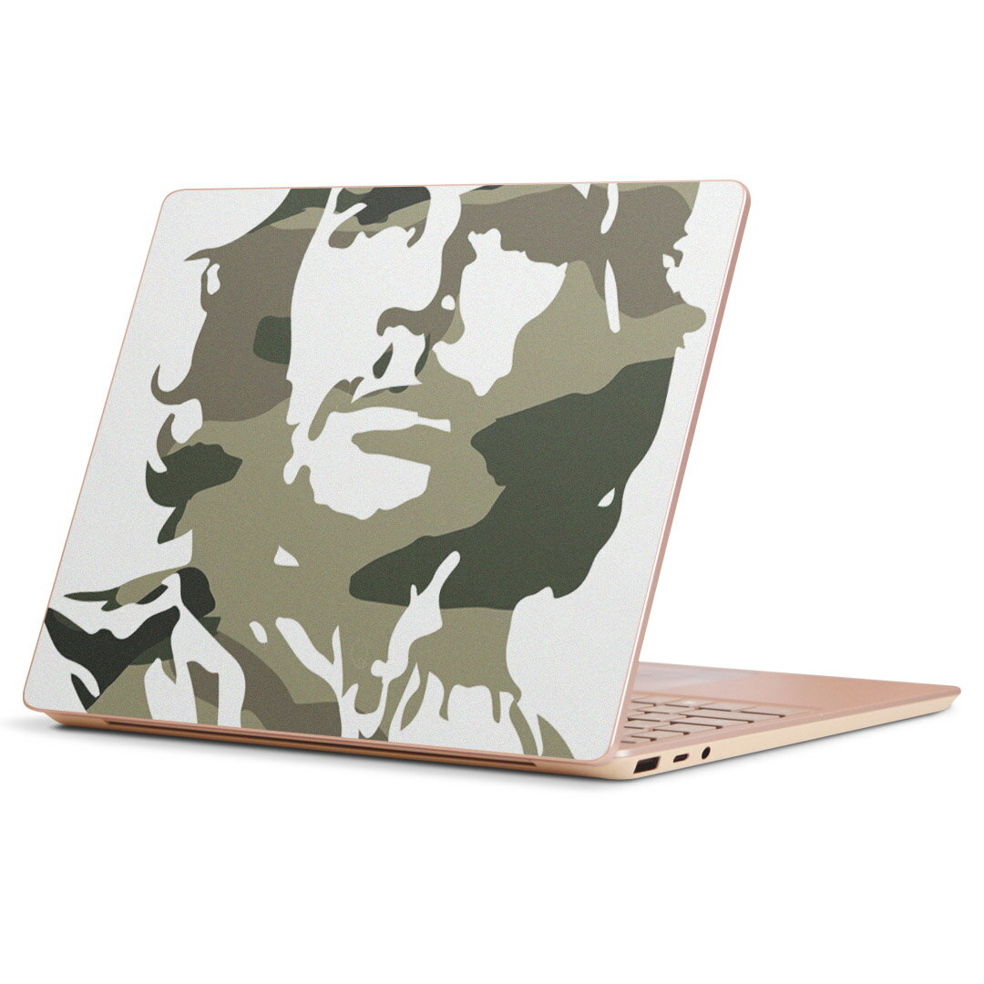 Surface Laptop Go (2020) 専用 スキンシール Microsoft サーフェス サーフィス ノートブック ノートパソコン カバー ケース フィルム ステッカー アクセサリー 保護 011593 アーミー　迷彩　カモフラ