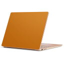 Surface Laptop Go (2020) 専用 スキンシール Microsoft サーフェス サーフィス ノートブック ノートパソコン カバー ケース フィルム ステッカー アクセサリー 保護 012231 オレンジ 単色 シンプル(2)