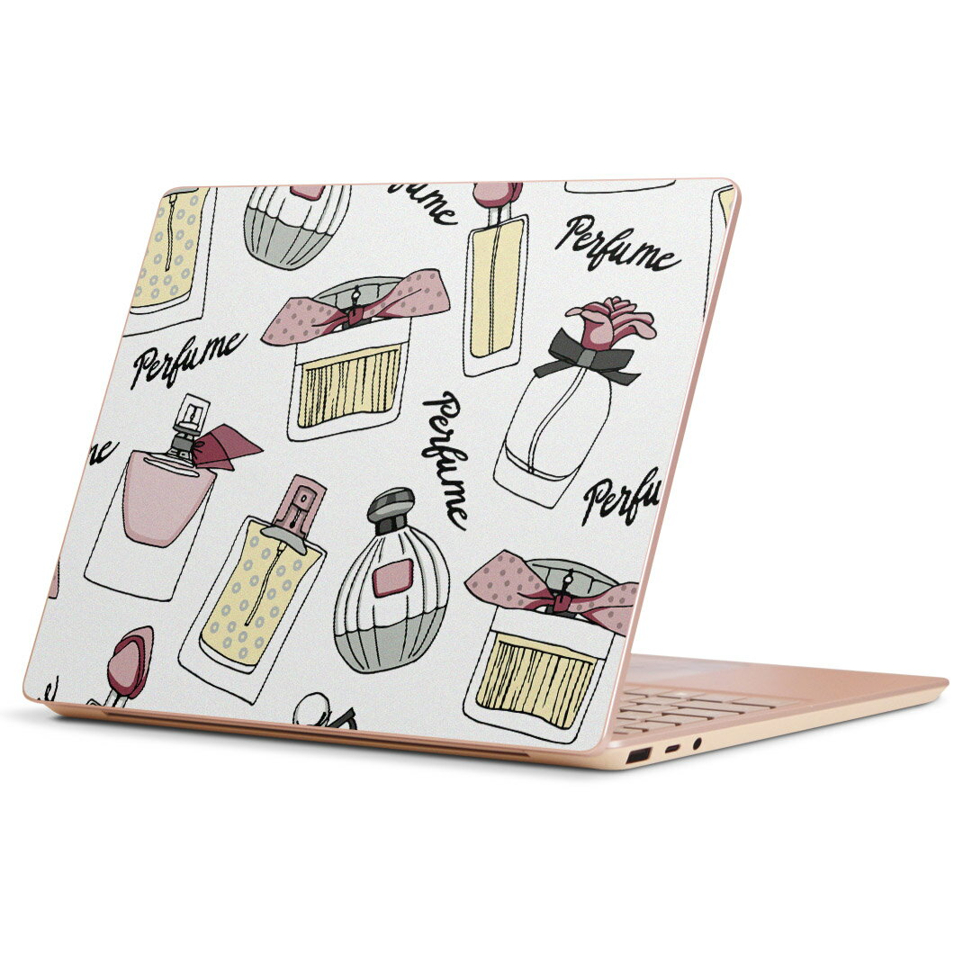 Surface Laptop Go (2020) 専用 スキンシール Microsoft サーフェス サーフィス ノートブック ノートパソコン カバー ケース フィルム ステッカー アクセサリー 保護 012584 香水　おしゃれ　英語